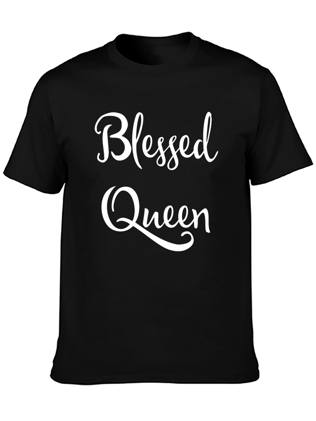 Blessed Queen Graphic Tee - Stylish Comfort