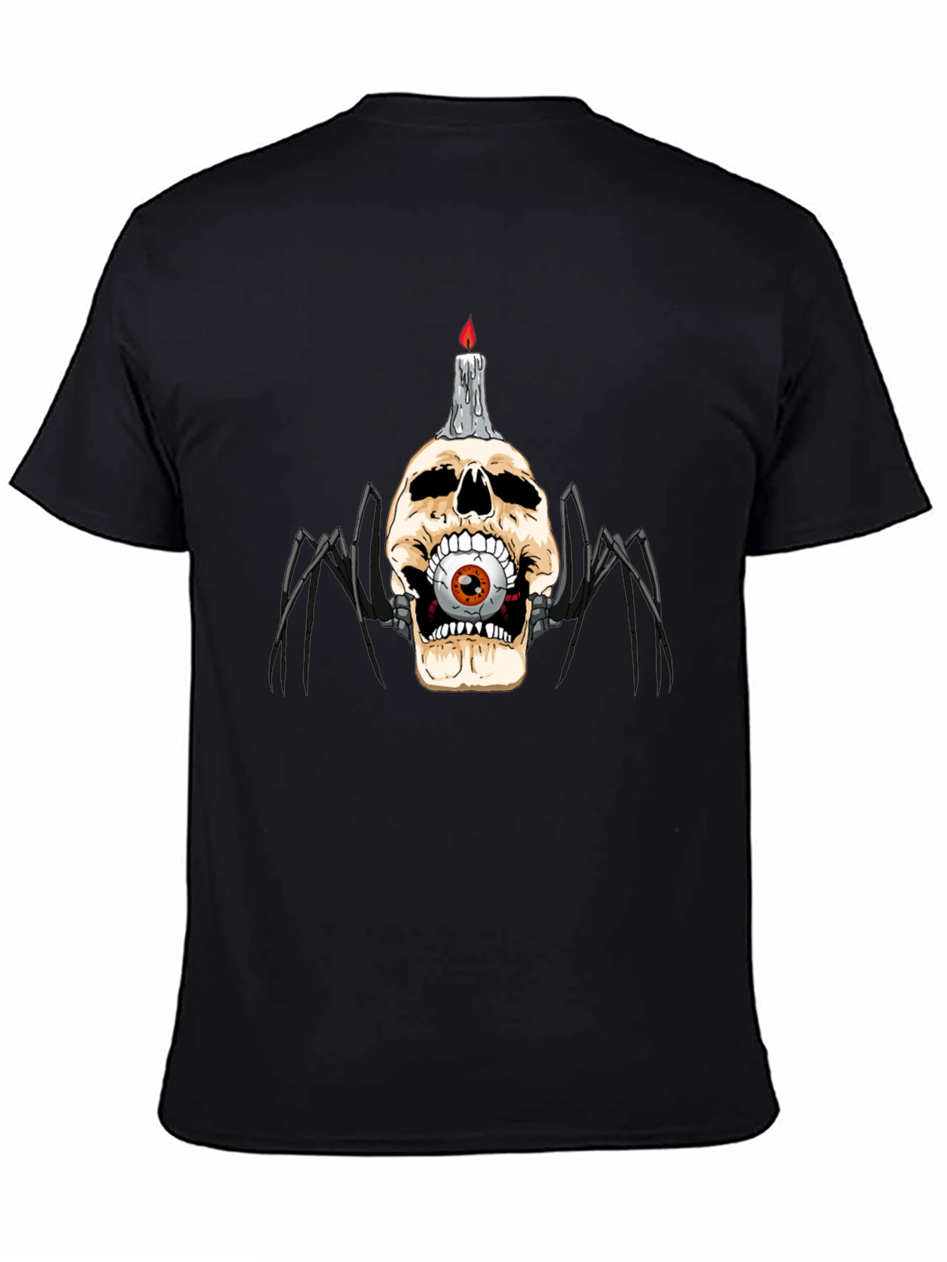Skull Candle Spider Black T-Shirt