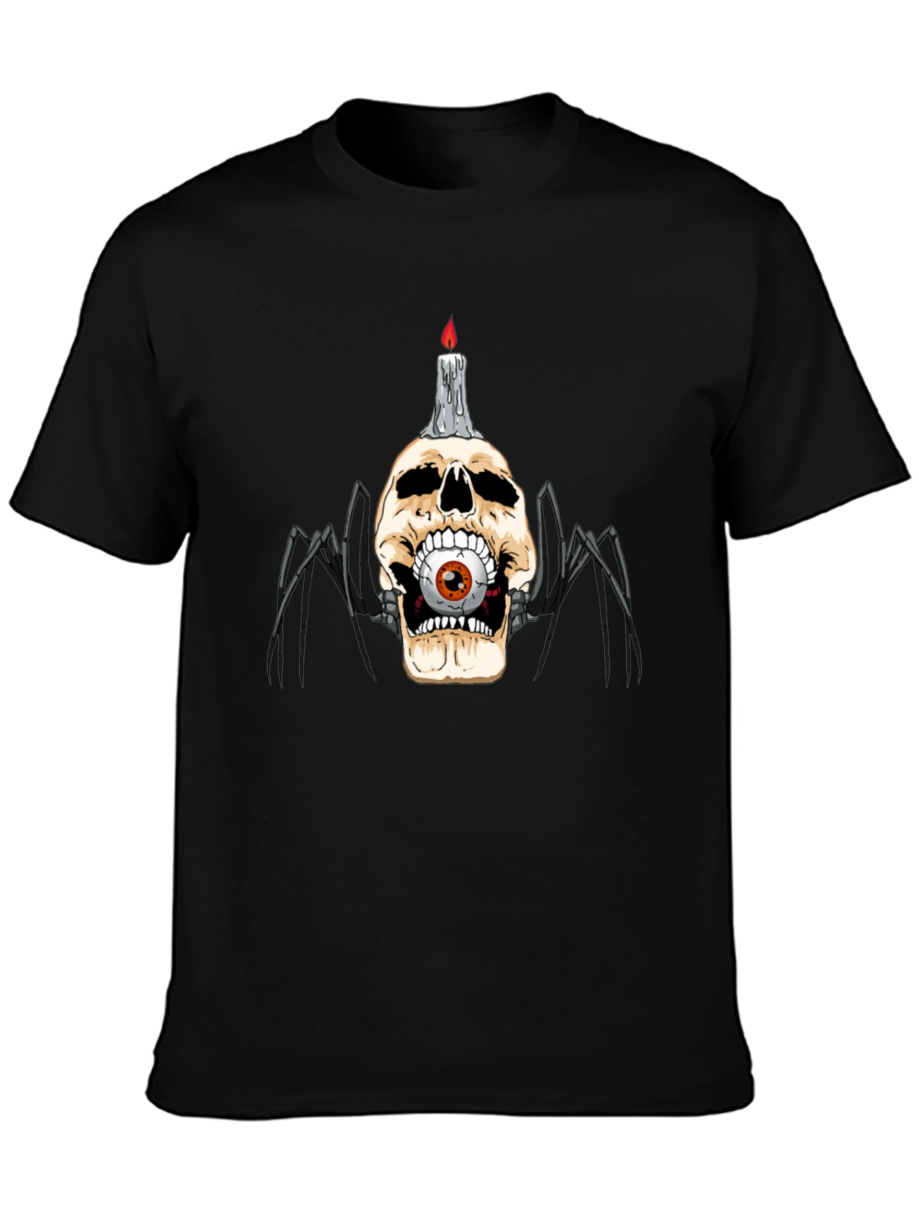 Skull Candle Spider Black T-Shirt