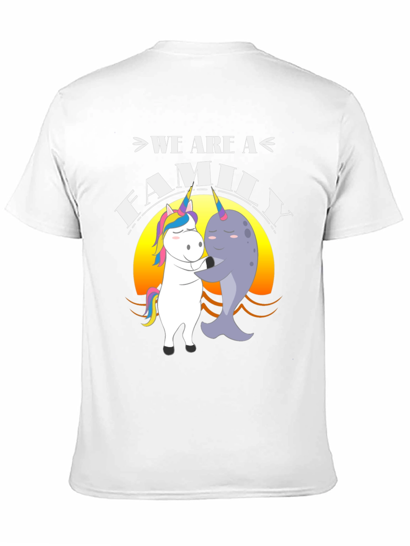 Unicorn Narwhal Family T-Shirt