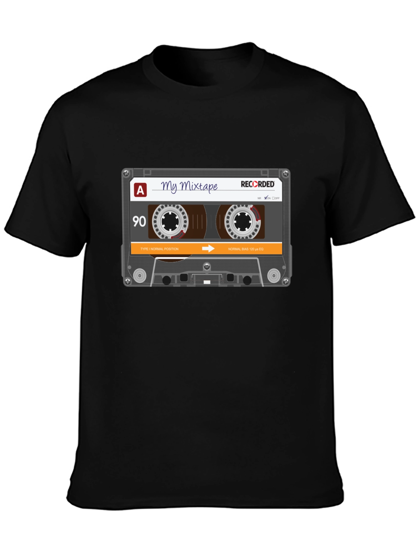 Retro Mixtape T-Shirt - Custom Cassette Tee