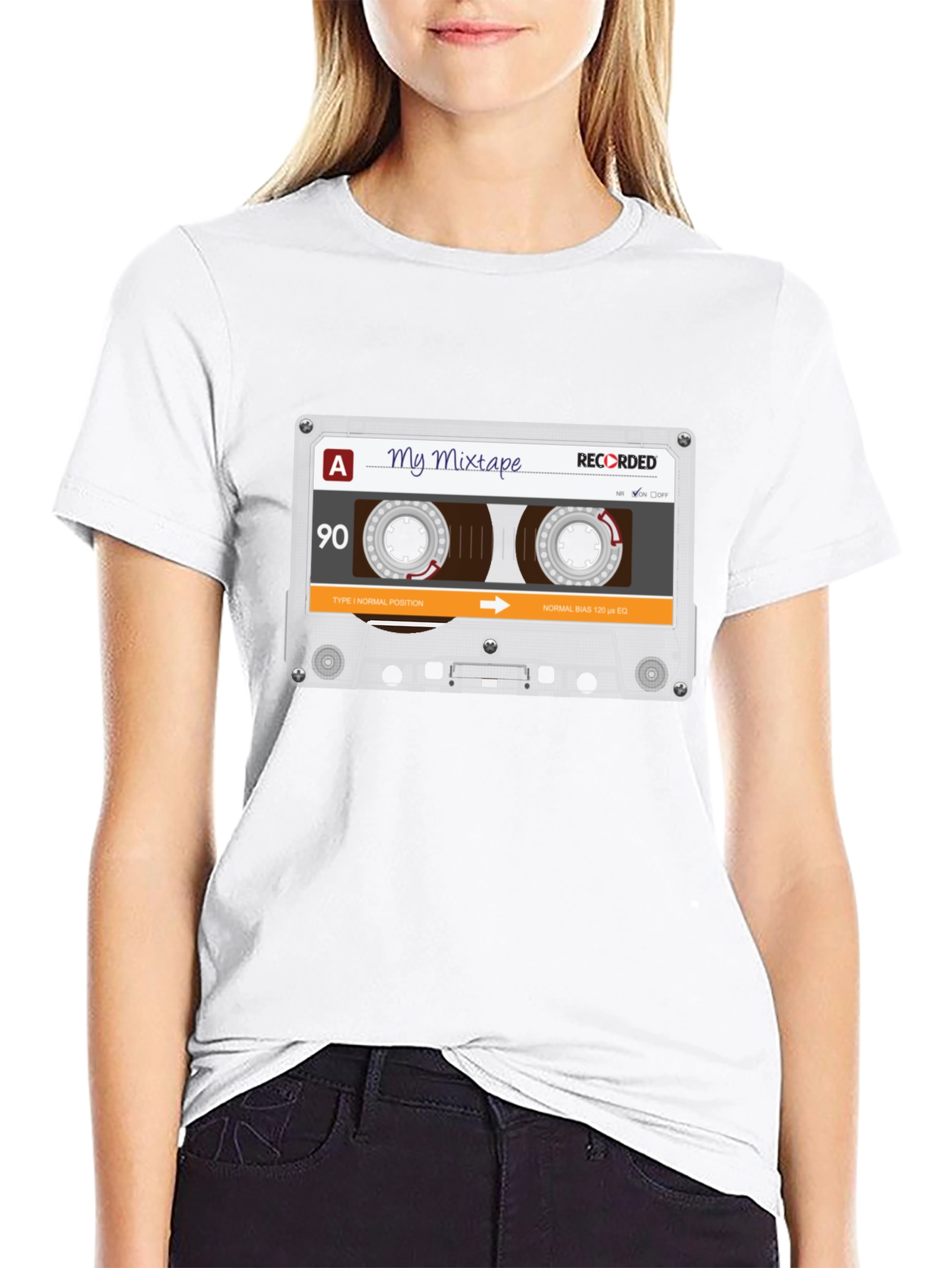 Retro Mixtape T-Shirt - Custom Cassette Tee
