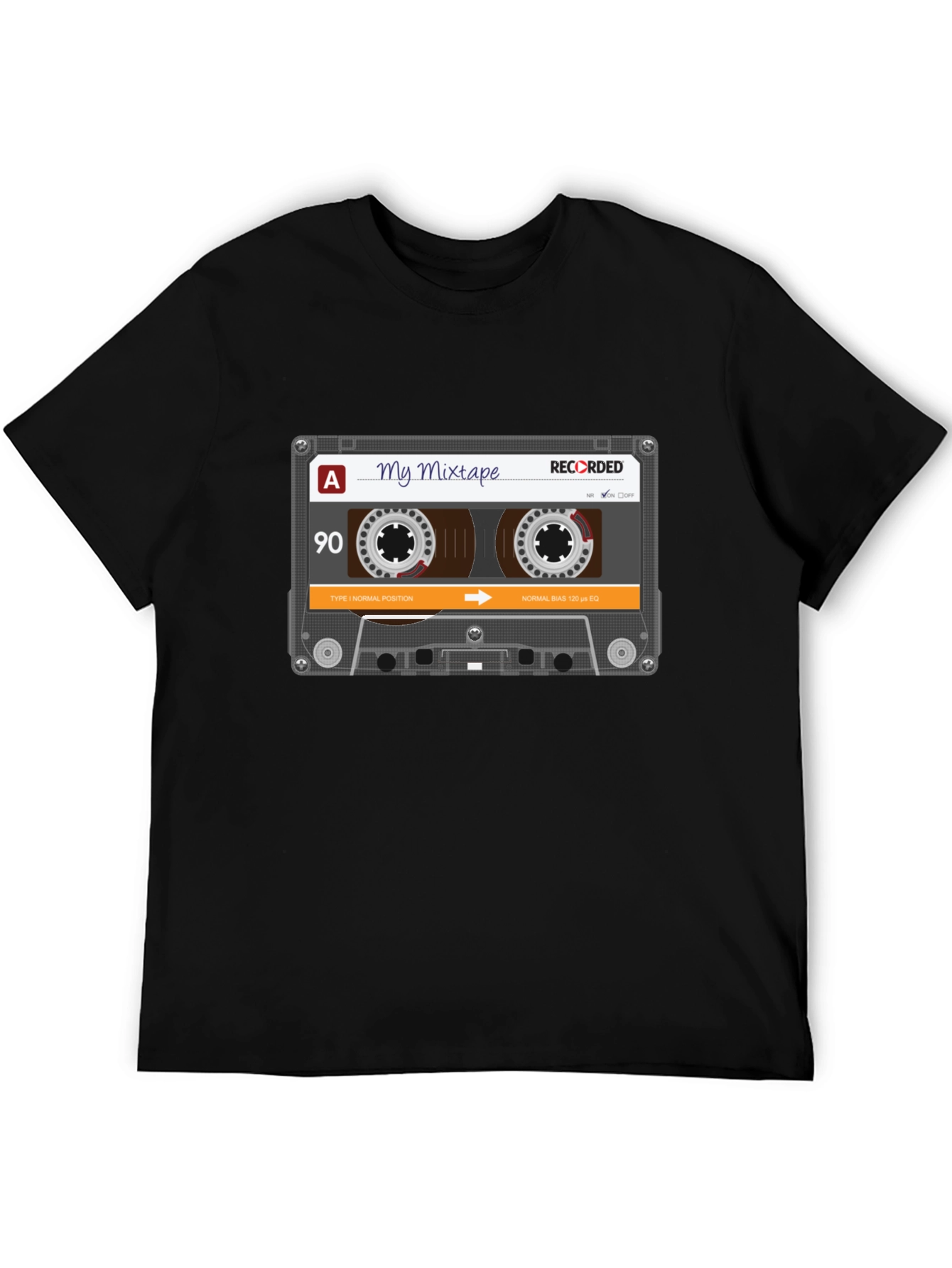 Retro Mixtape T-Shirt - Custom Cassette Tee