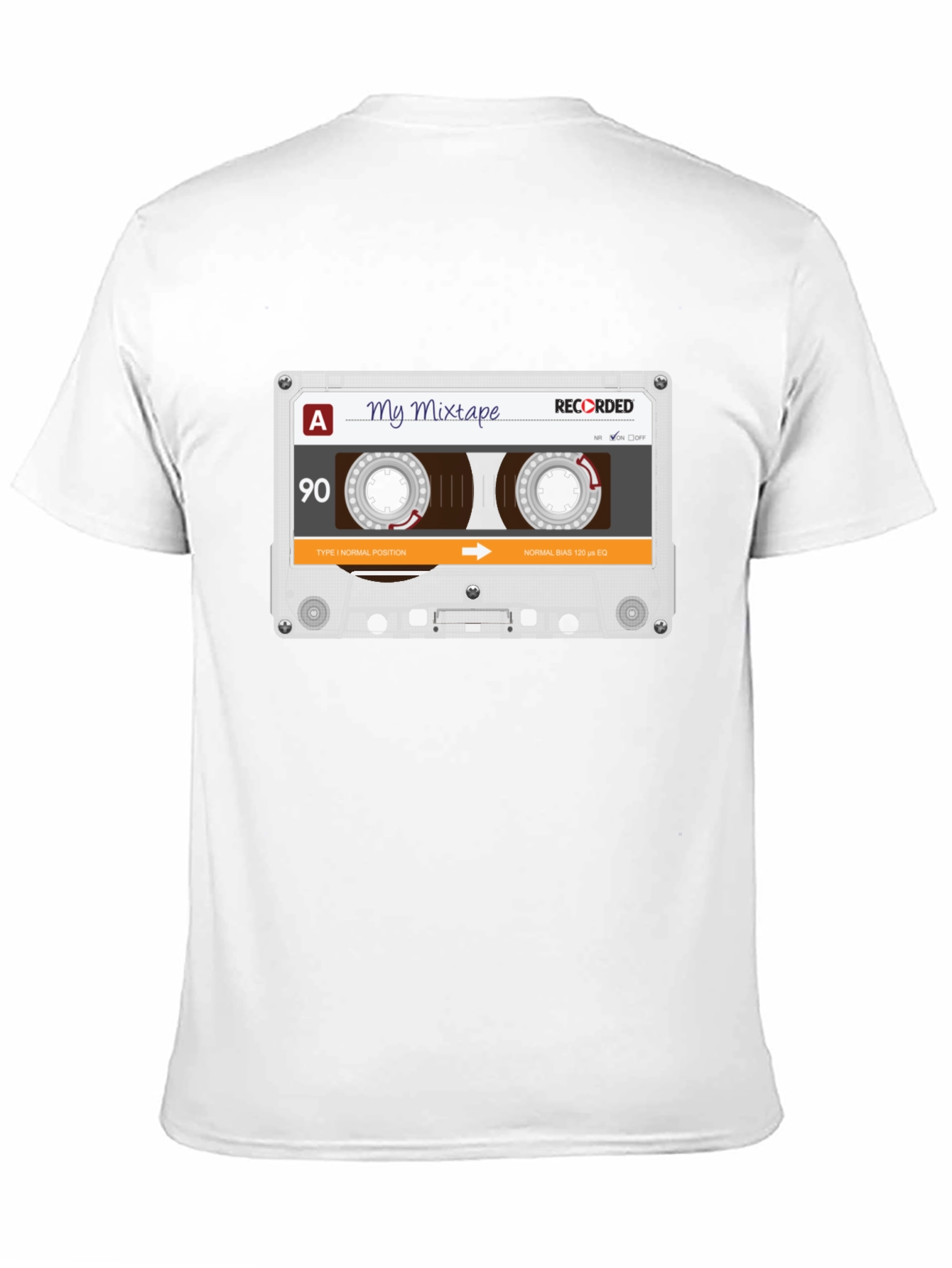 Retro Mixtape T-Shirt - Custom Cassette Tee