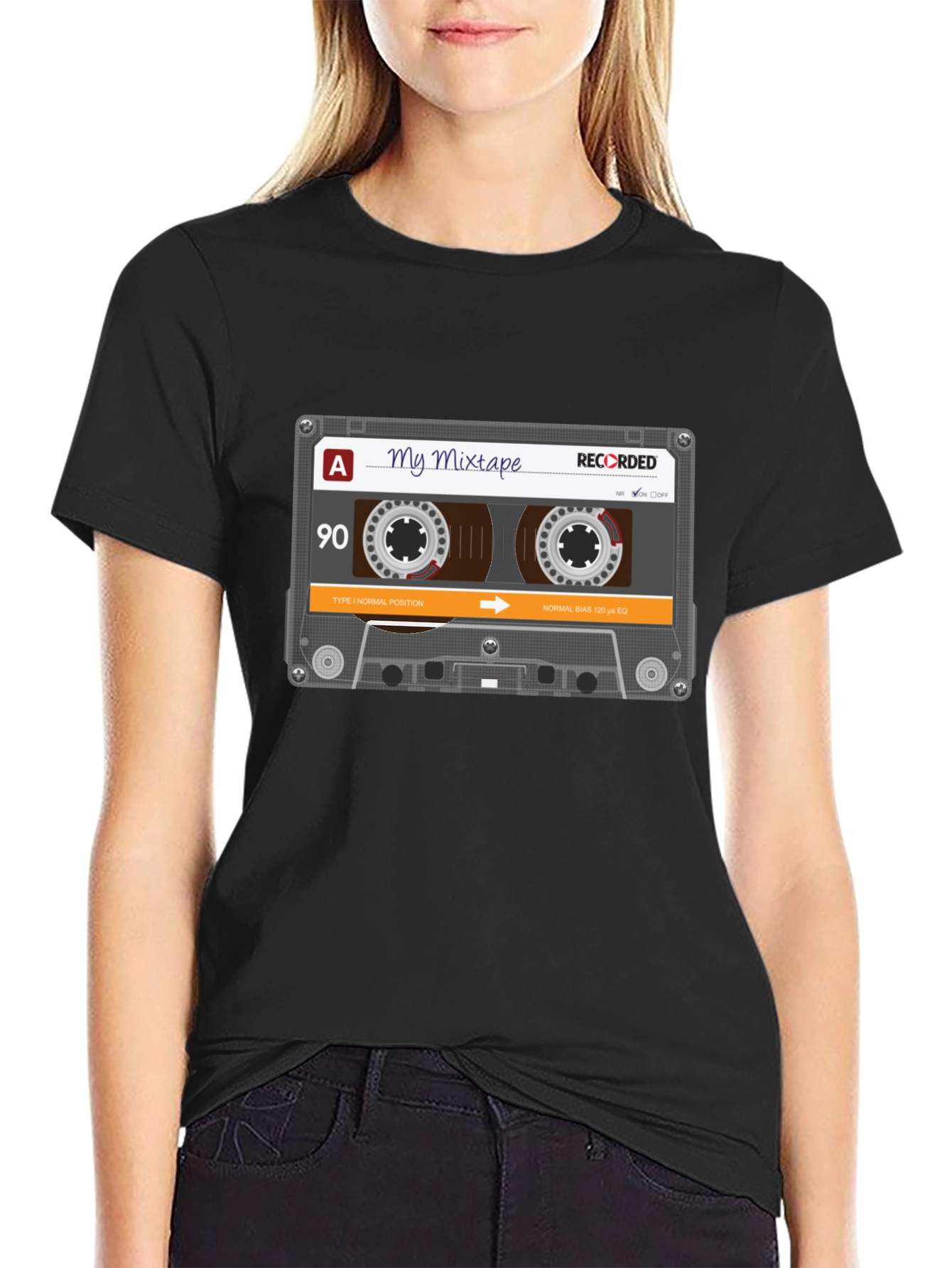 Retro Mixtape T-Shirt - Custom Cassette Tee