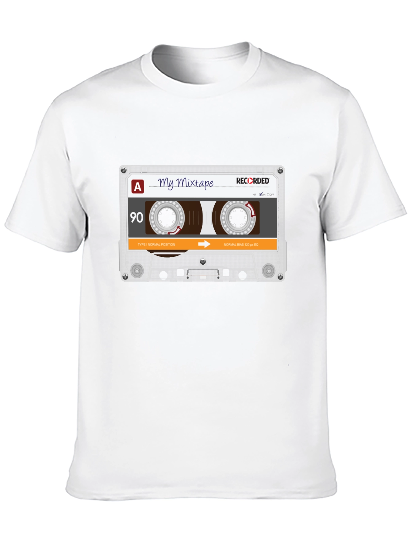 Retro Mixtape T-Shirt - Custom Cassette Tee