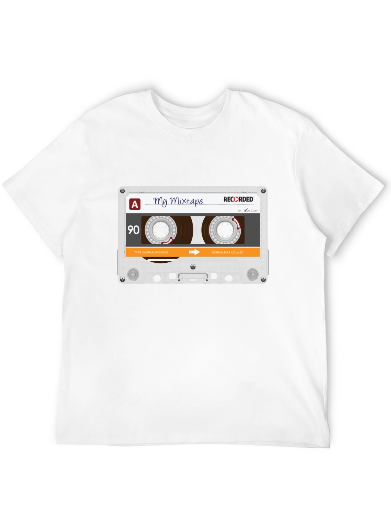Retro Mixtape T-Shirt - Custom Cassette Tee