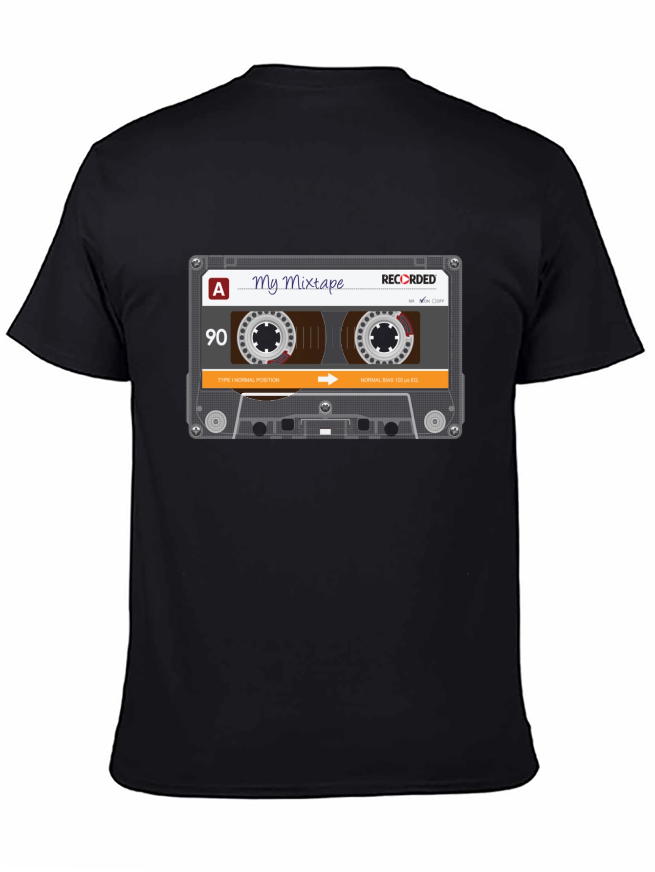 Retro Mixtape T-Shirt - Custom Cassette Tee