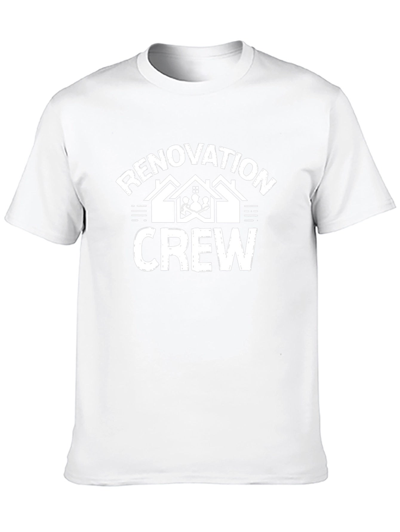 Renovation Crew Graphic Tee - Black Cotton Blend