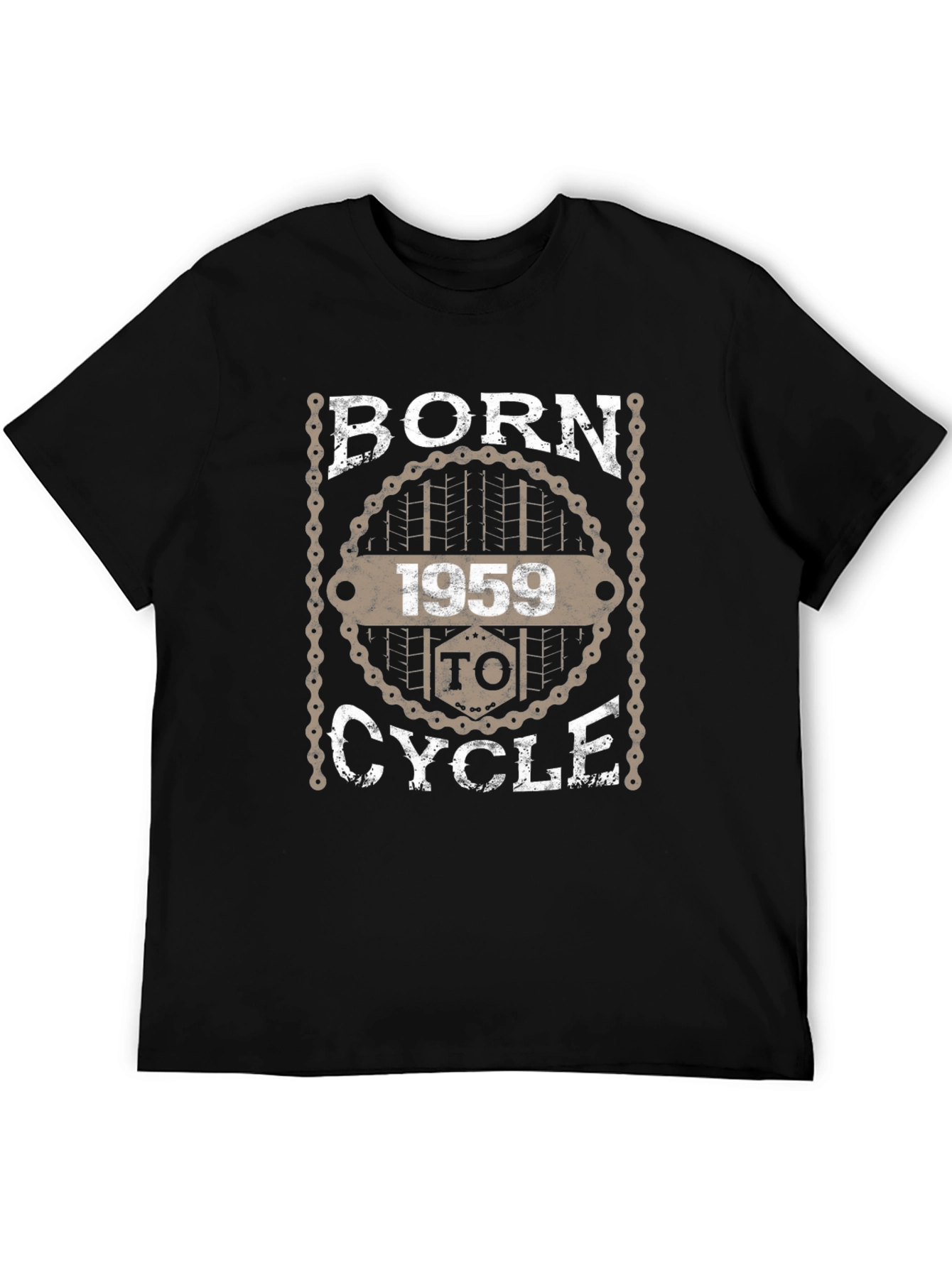 Born in 1959 To Cycle Graphic T-Shirt