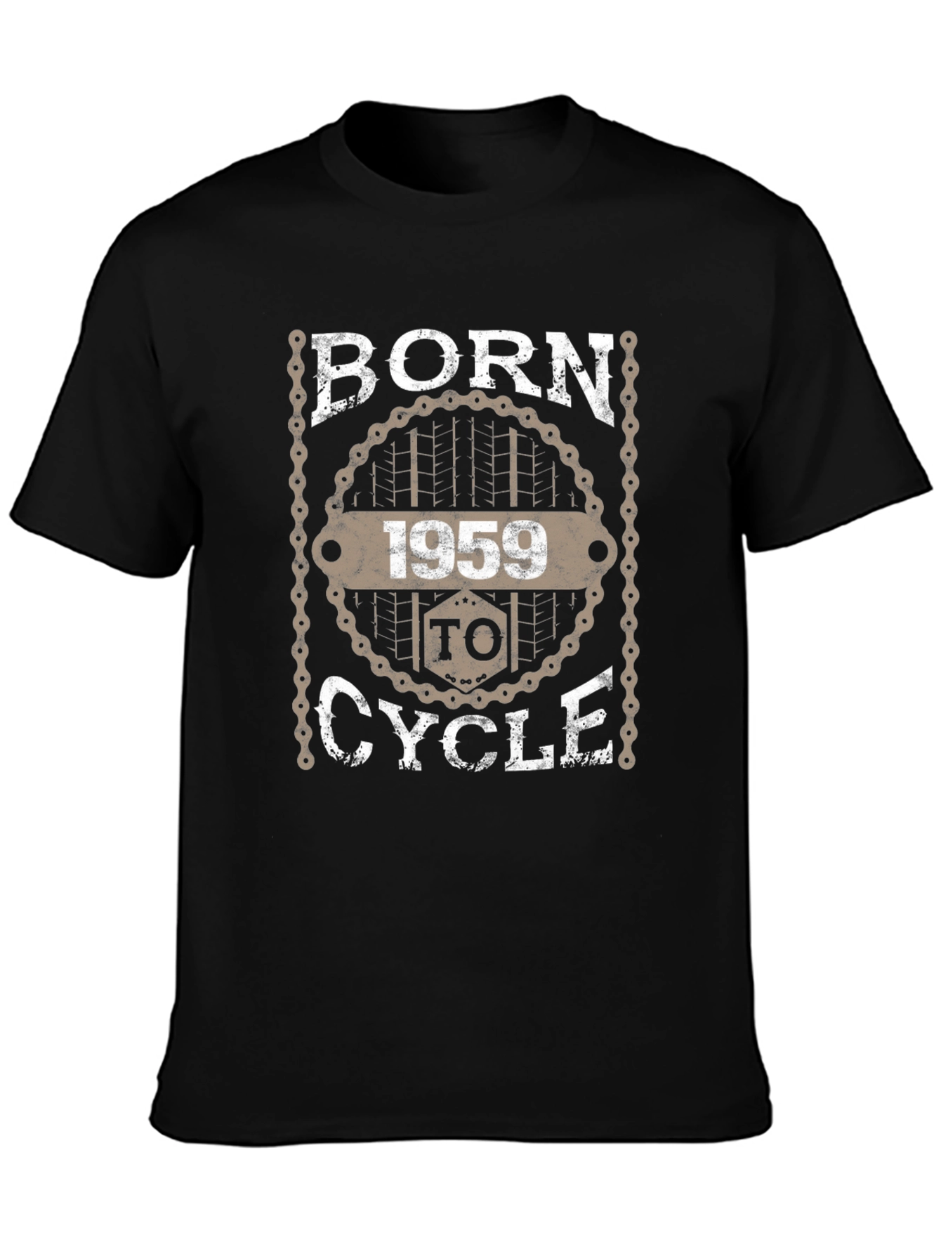 Born in 1959 To Cycle Graphic T-Shirt