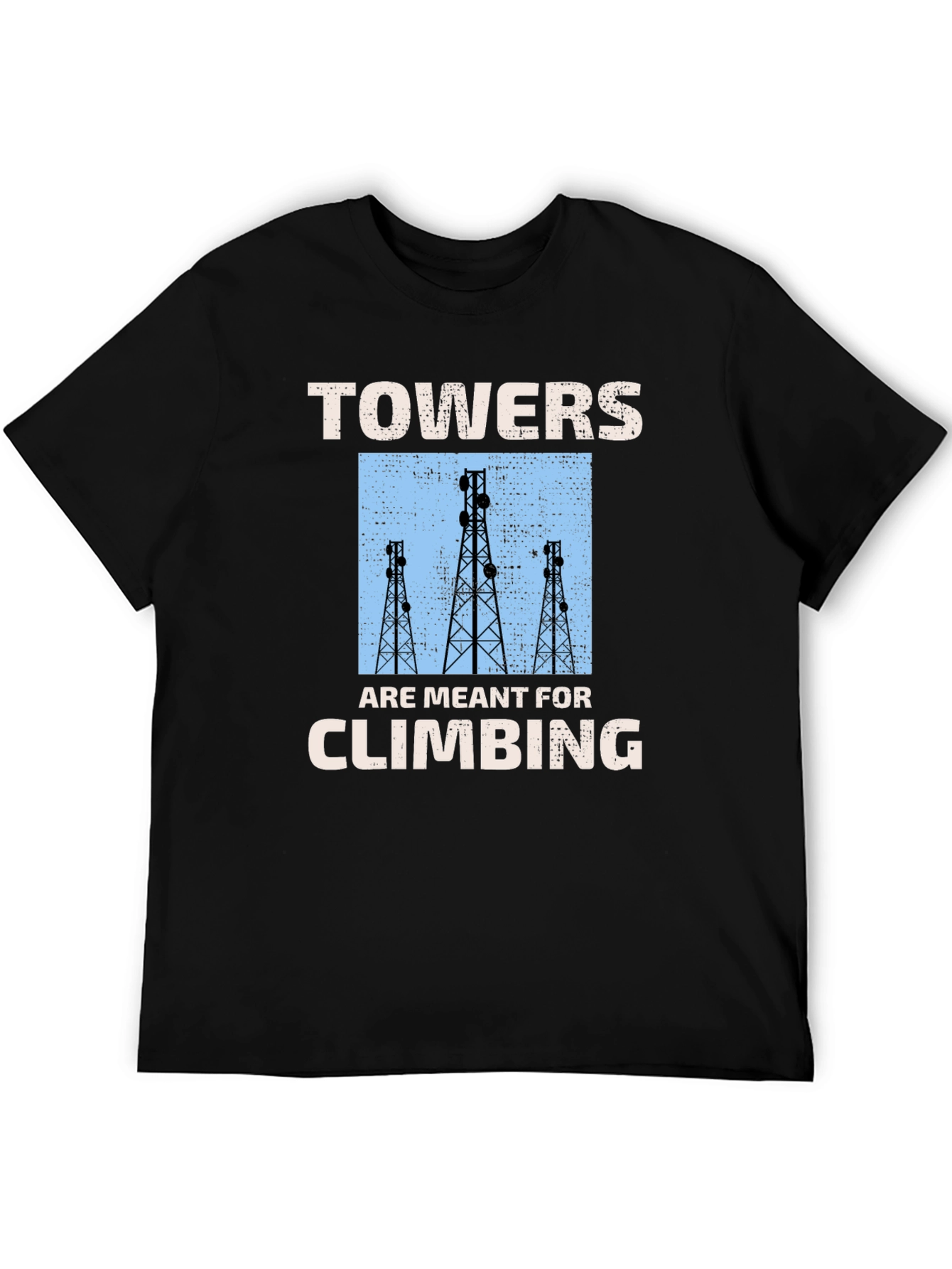 Towers Climbing Graphic Tee - Black