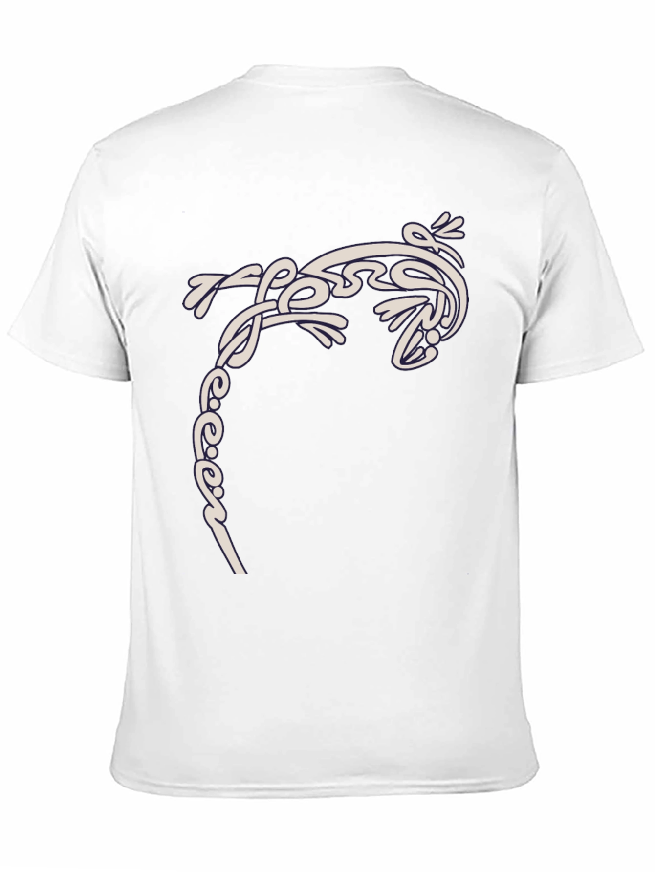 Tribal Gecko T-Shirt - Stylish Black Tee