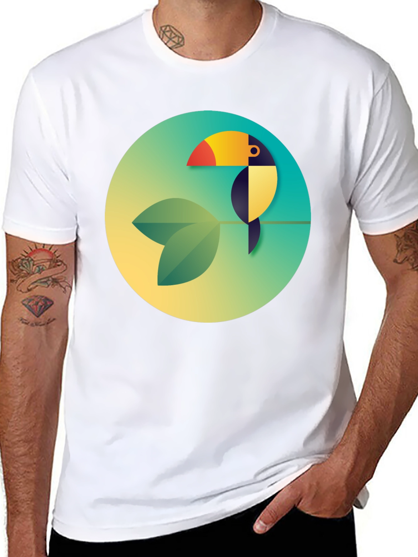 Toucan Graphic Tee - Black