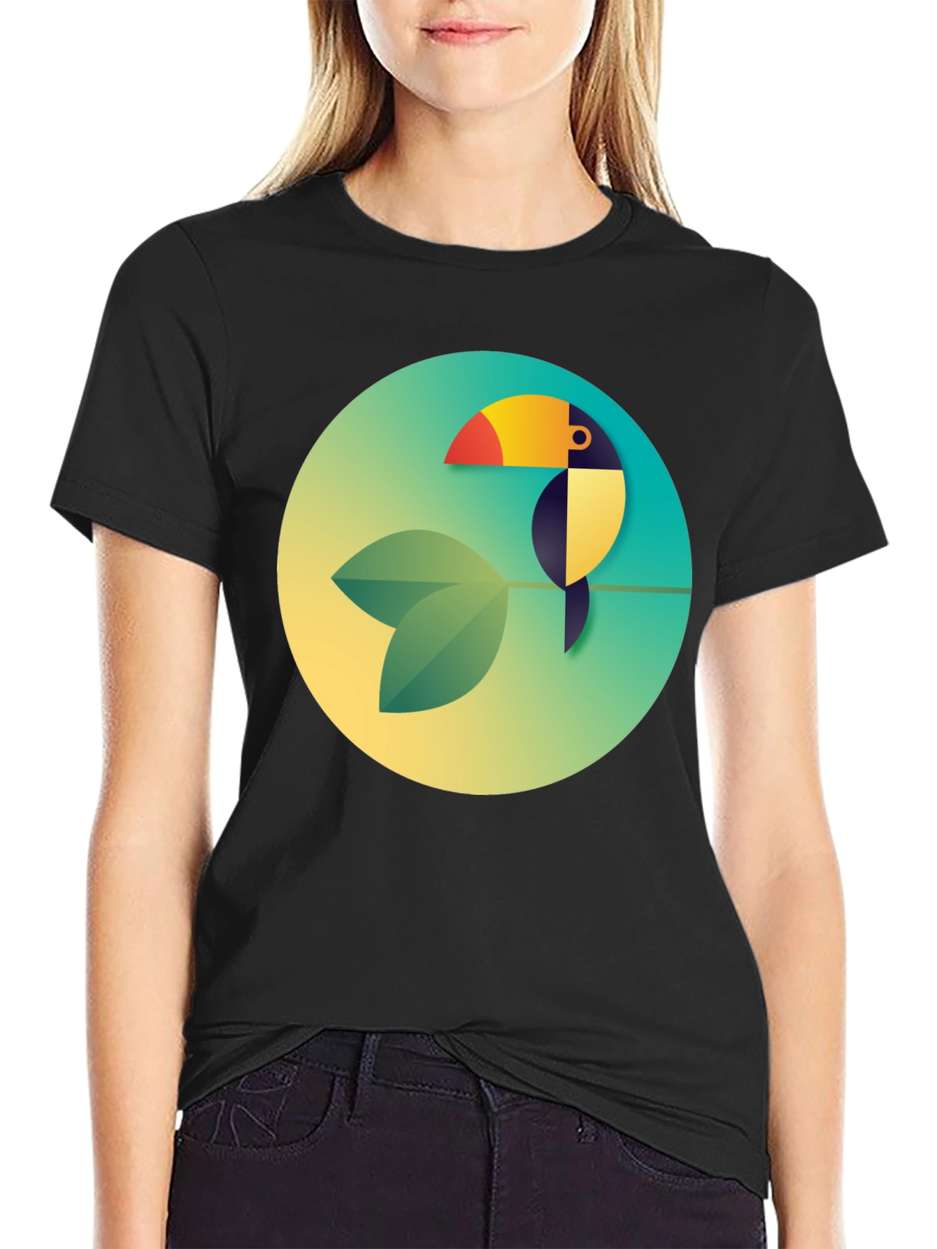 Toucan Graphic Tee - Black