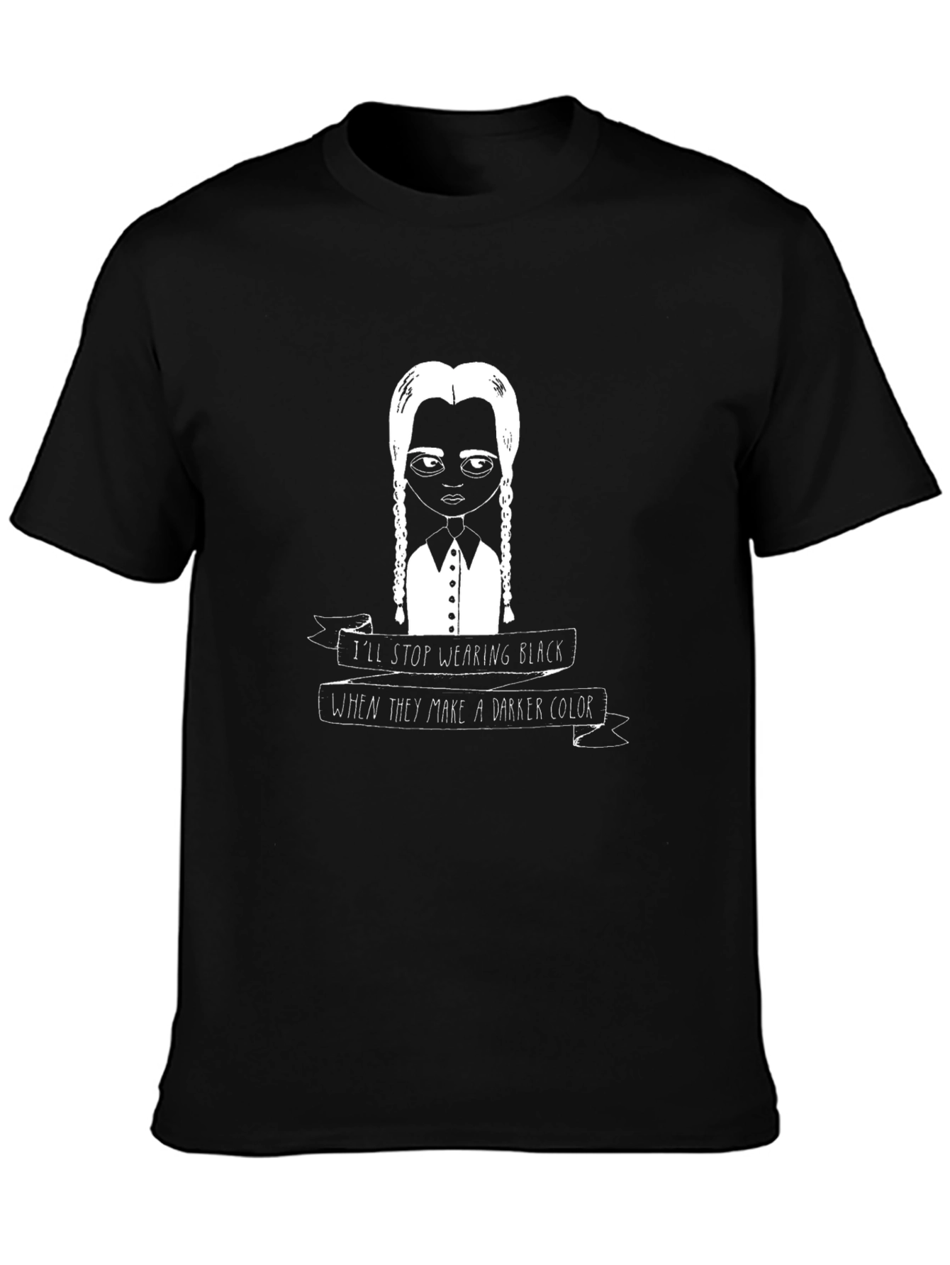 Wednesday Addams Black T-Shirt