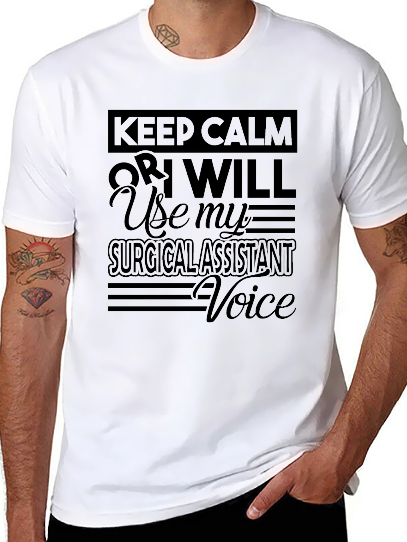 Surgical Assistant Voice Funny Graphic Tee