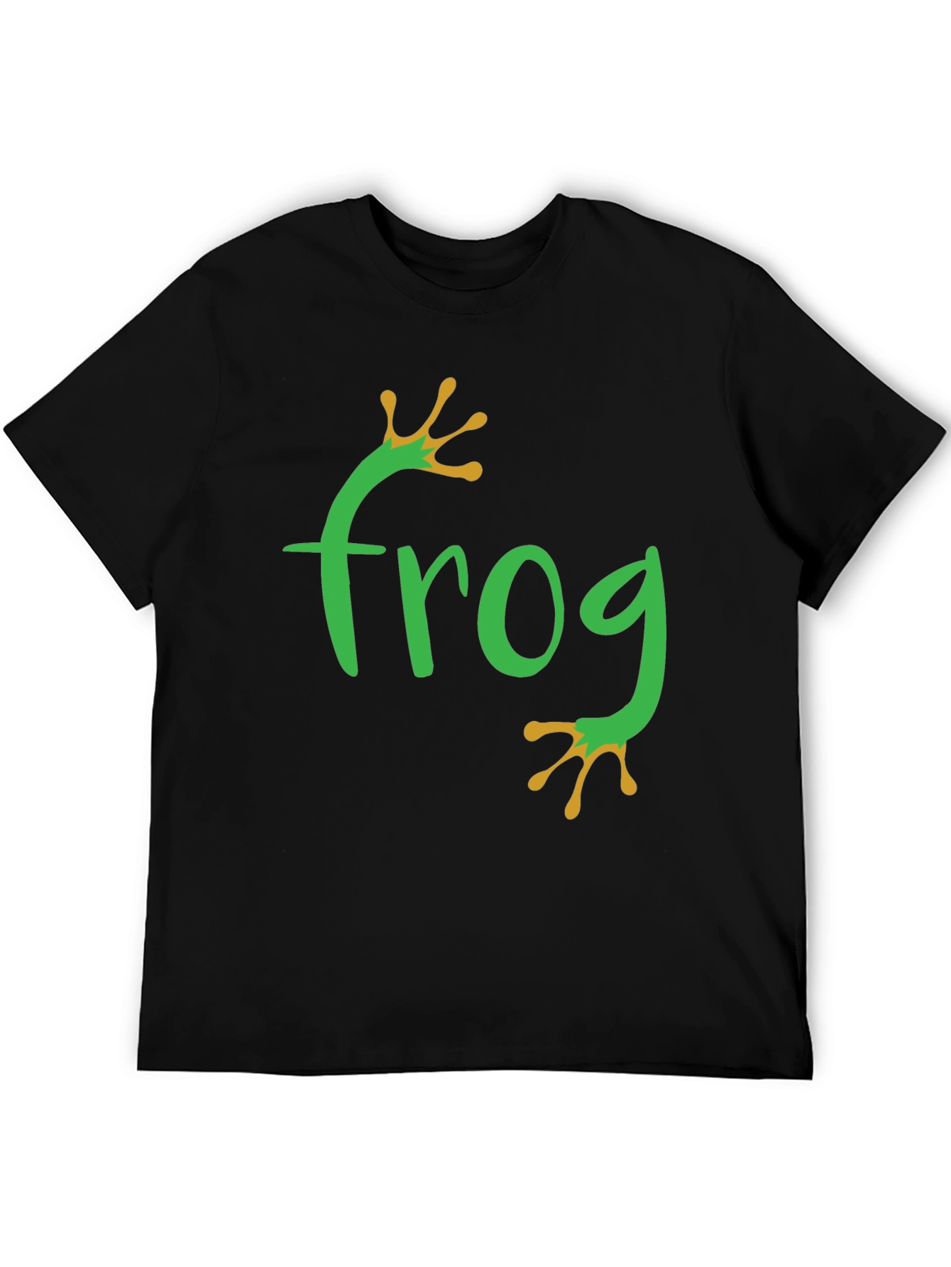 Frog Graphic Tee - Black Casual T-Shirt