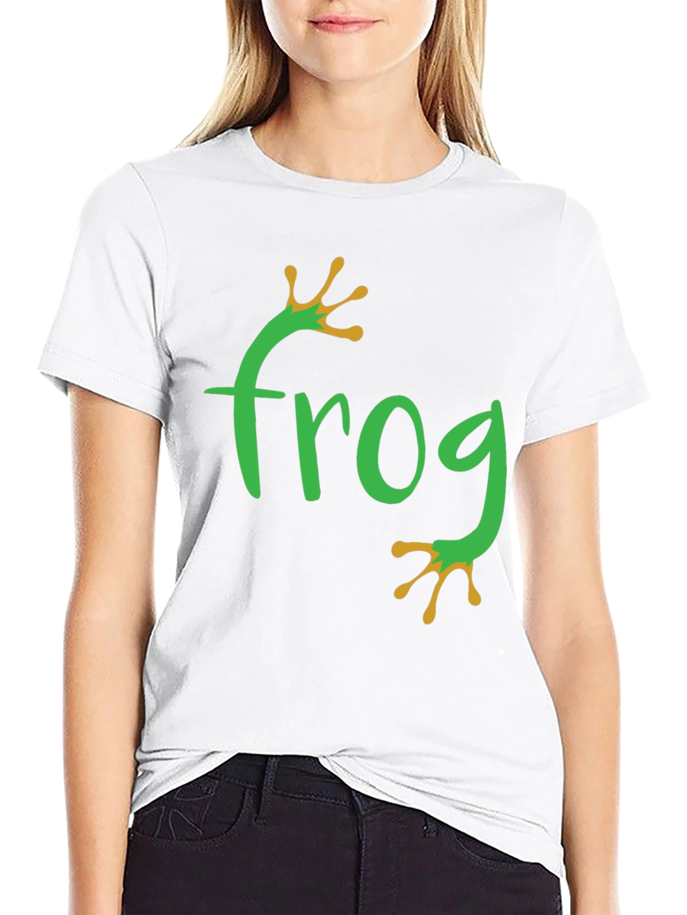 Frog Graphic Tee - Black Casual T-Shirt
