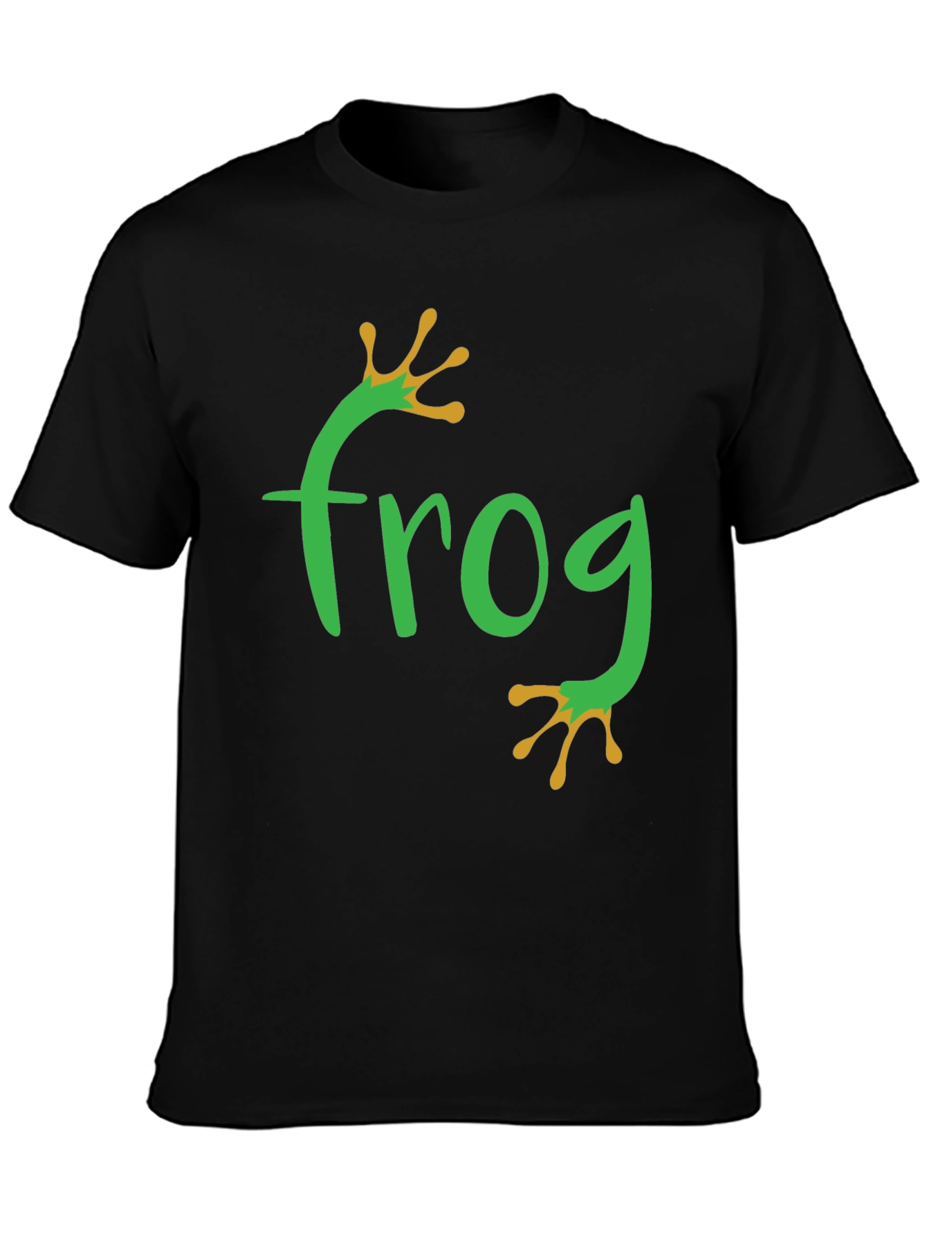 Frog Graphic Tee - Black Casual T-Shirt