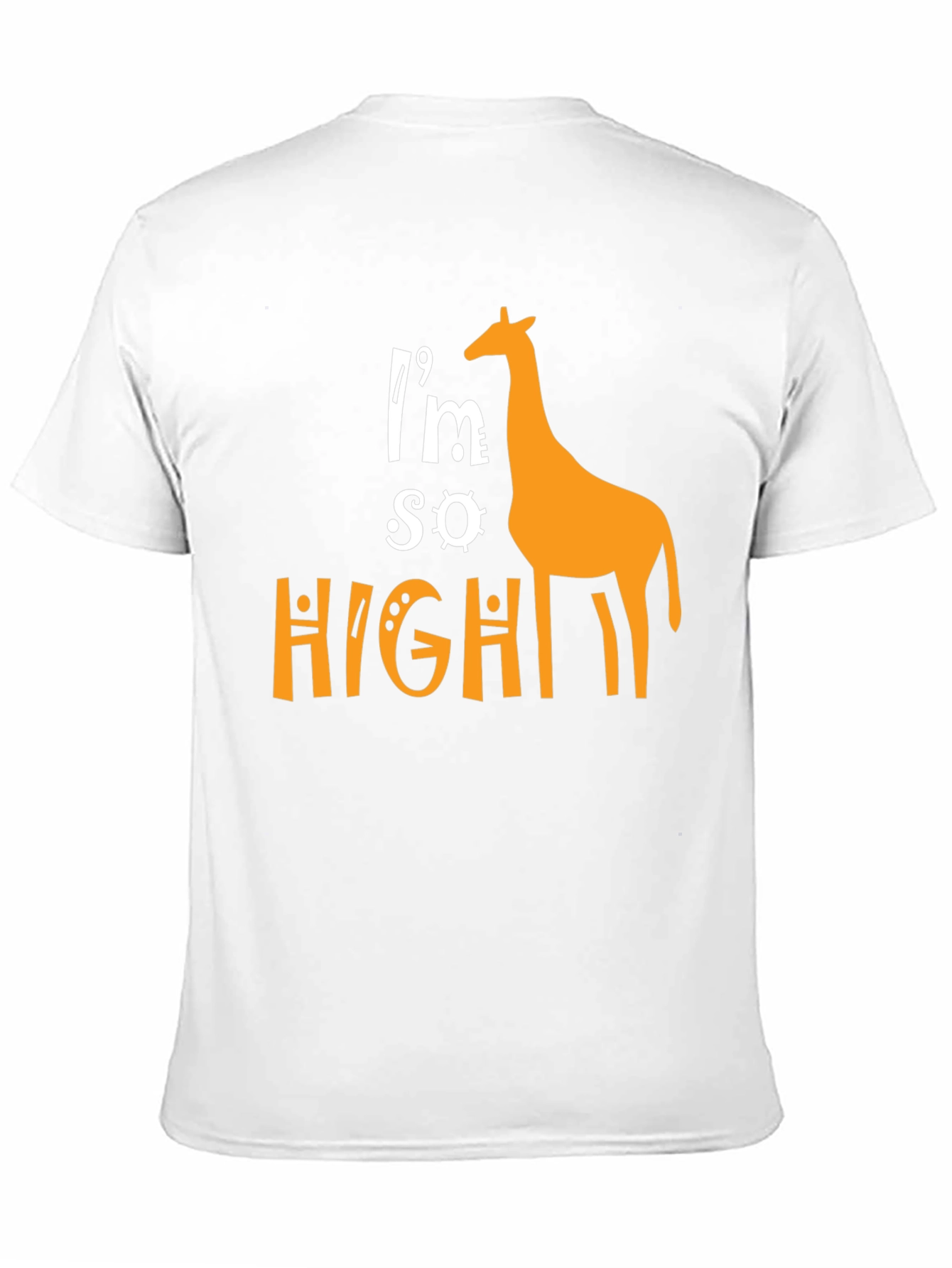 Im So High Giraffe Graphic T-Shirt - Novelty Tee