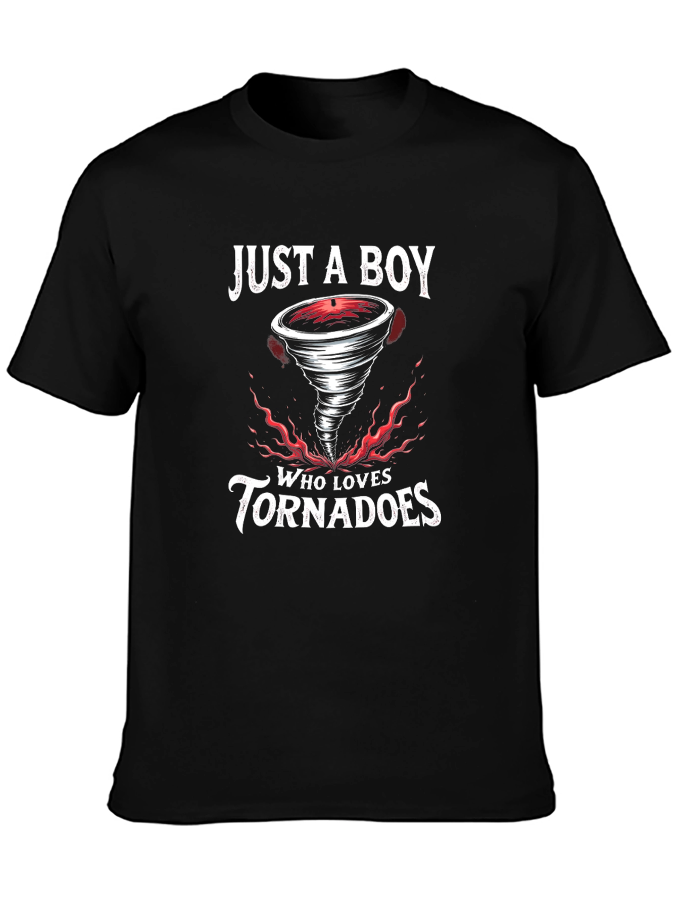 Just A Boy Who Loves Tornadoes T-Shirt