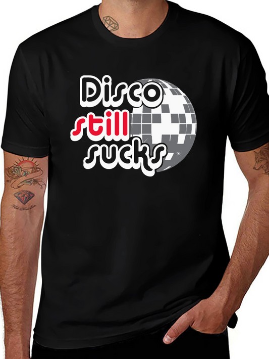 Disco Still Sucks Black T-Shirt