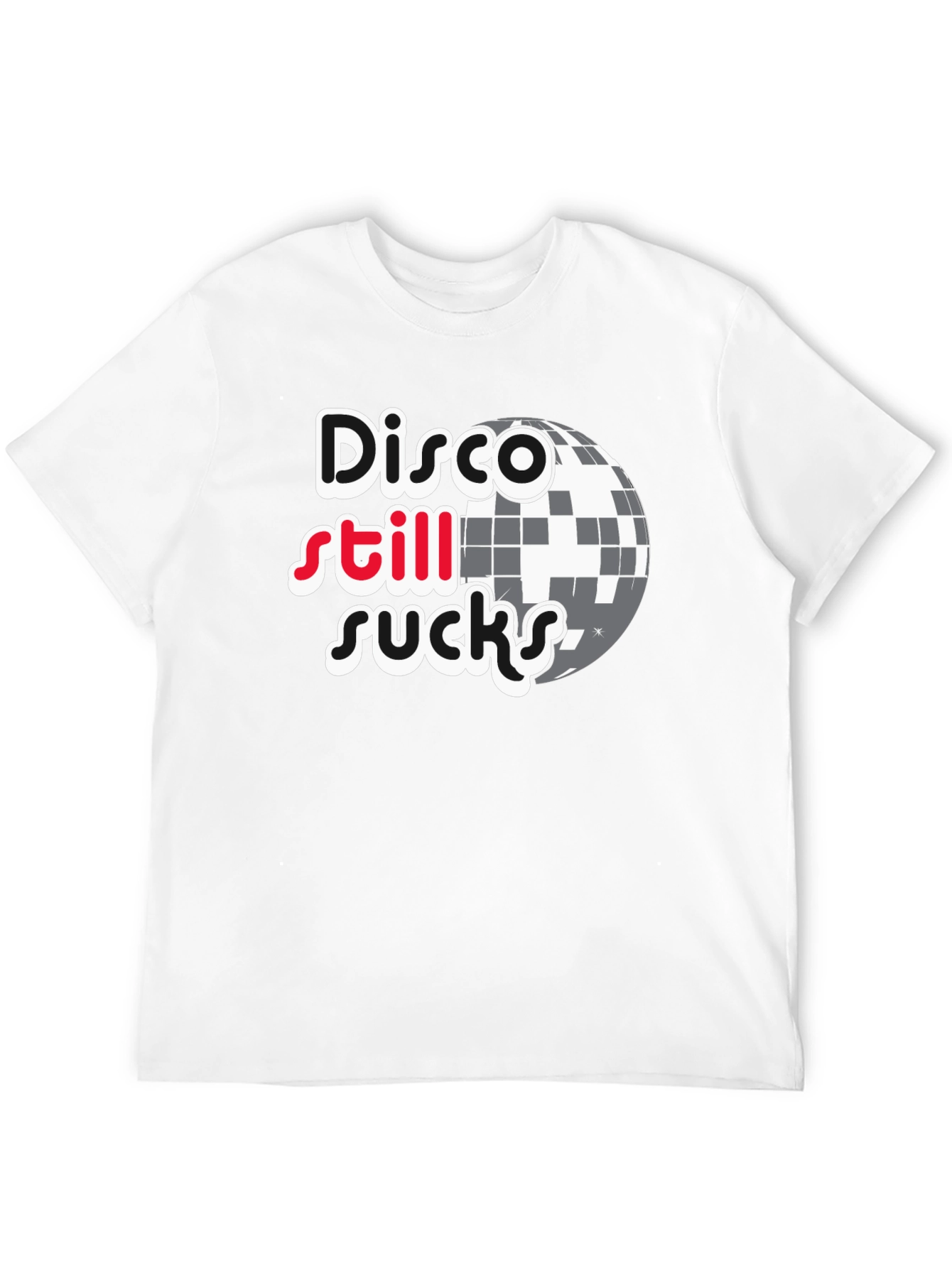 Disco Still Sucks Black T-Shirt