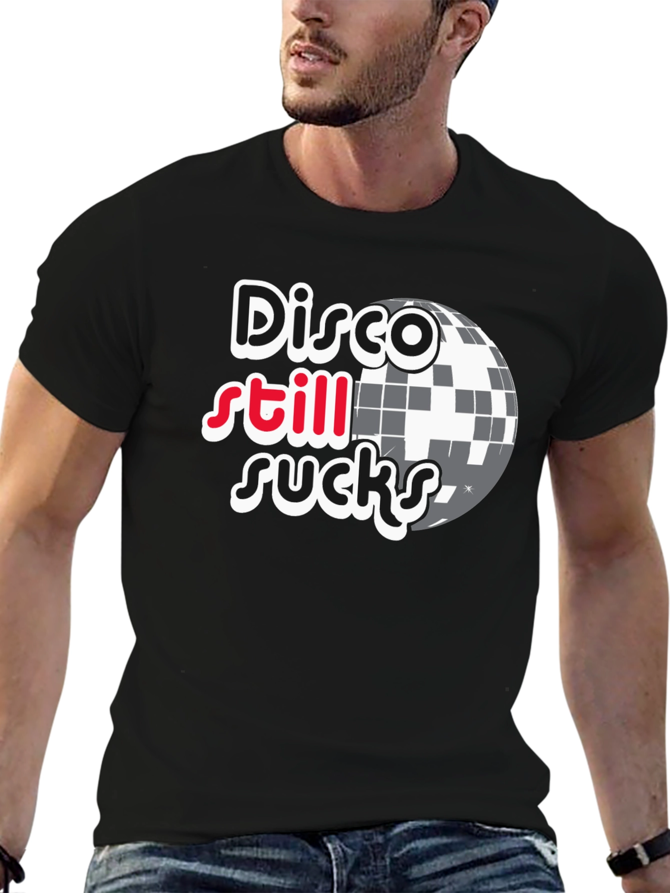 Disco Still Sucks Black T-Shirt