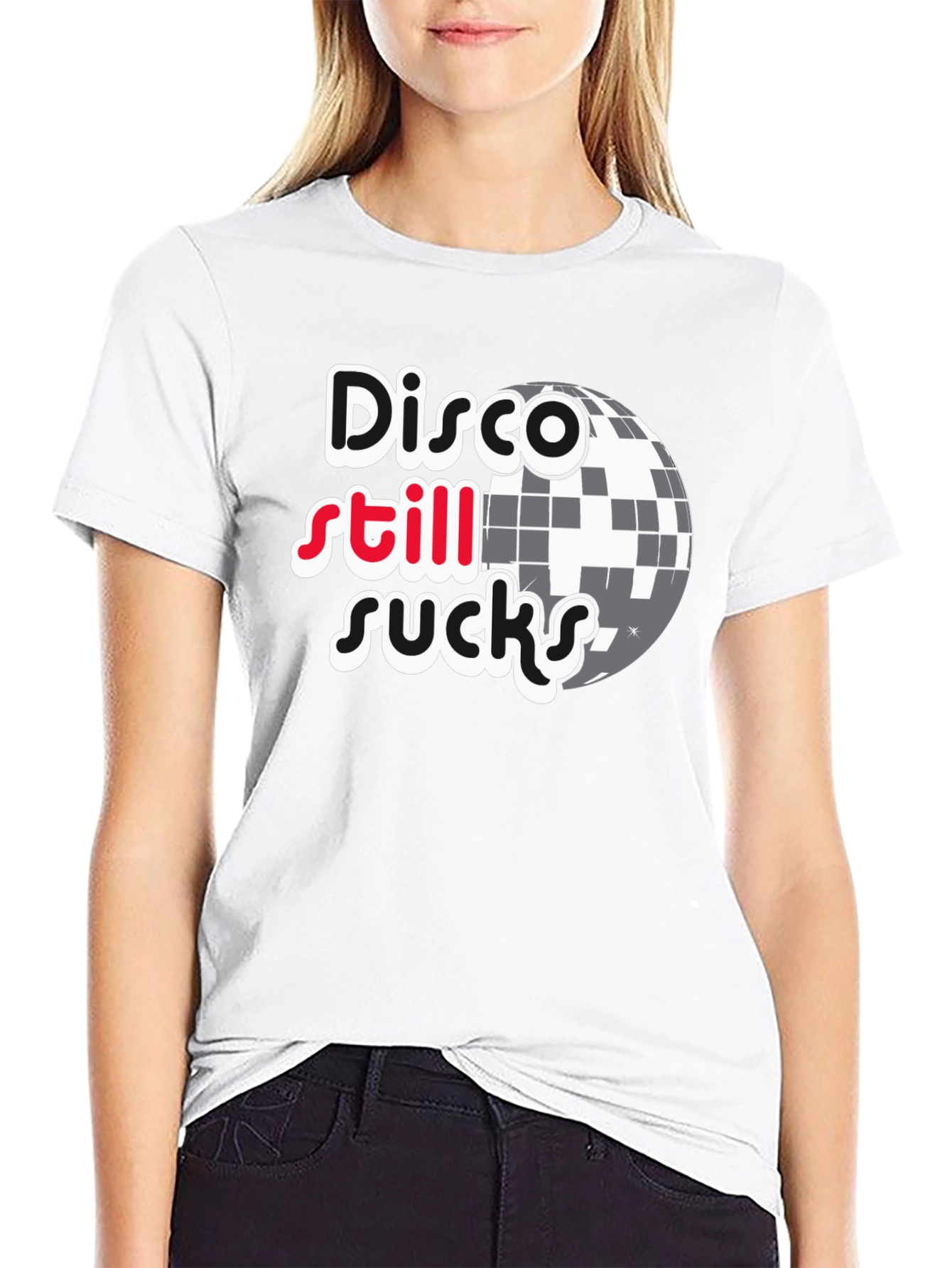 Disco Still Sucks Black T-Shirt