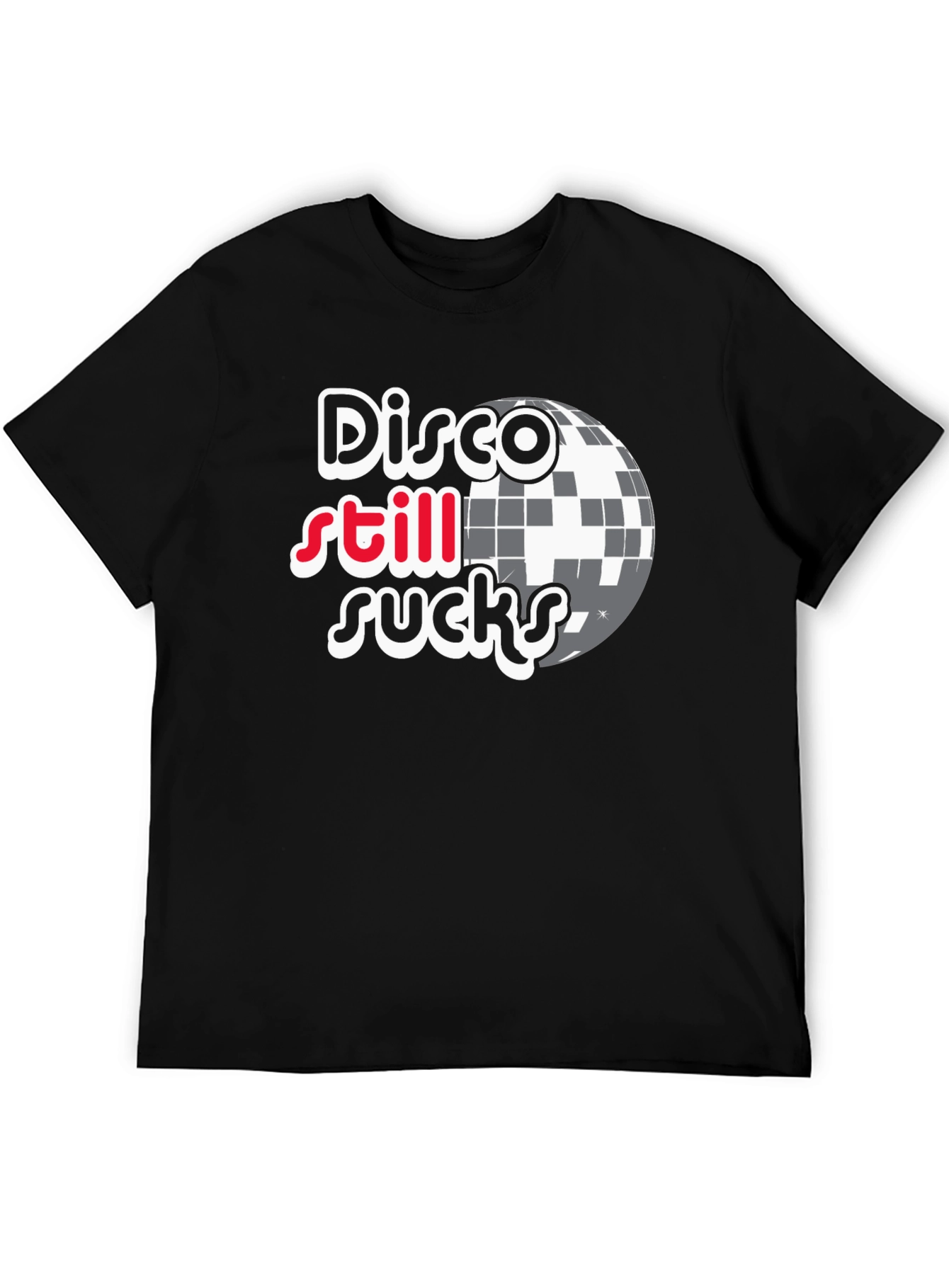 Disco Still Sucks Black T-Shirt