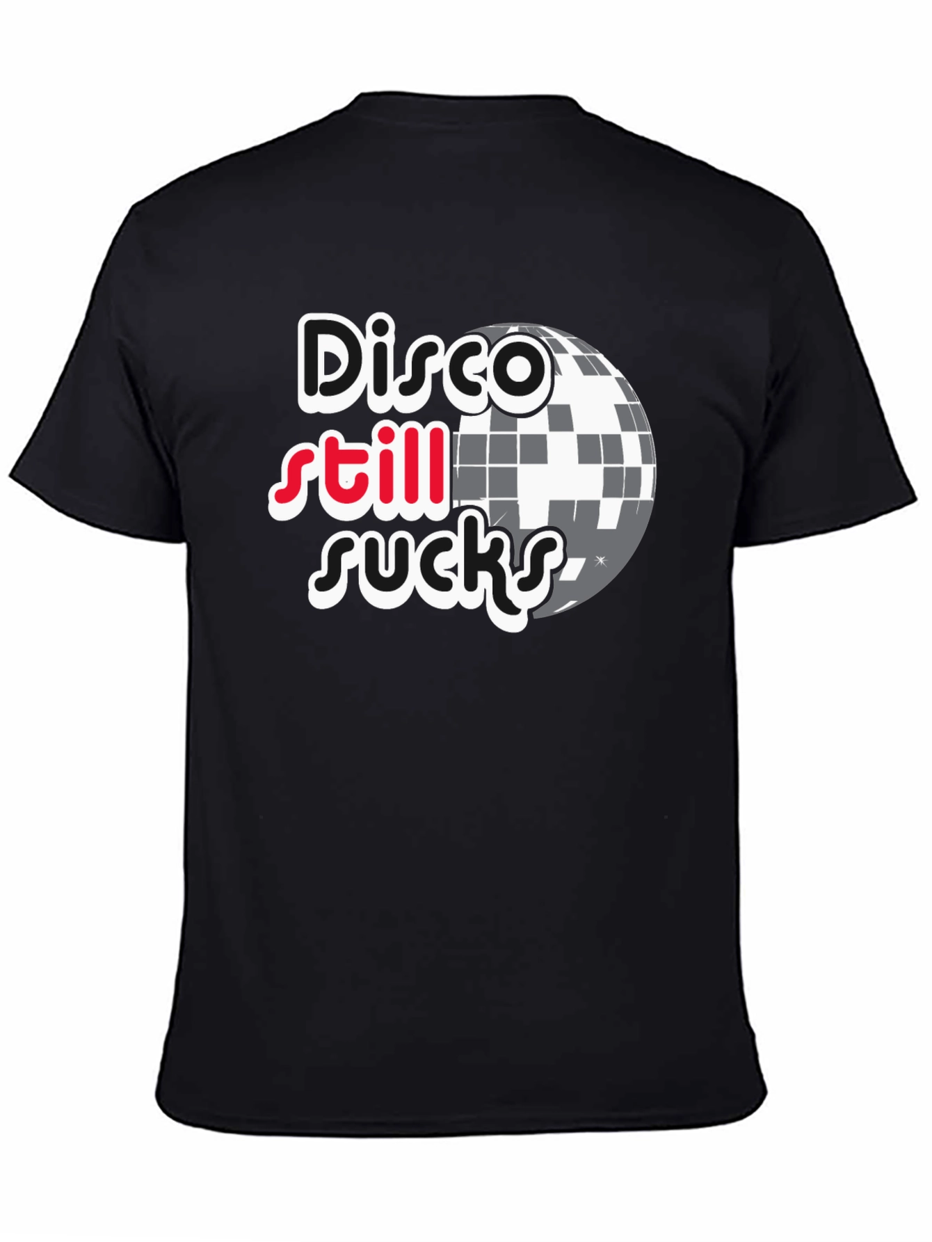 Disco Still Sucks Black T-Shirt