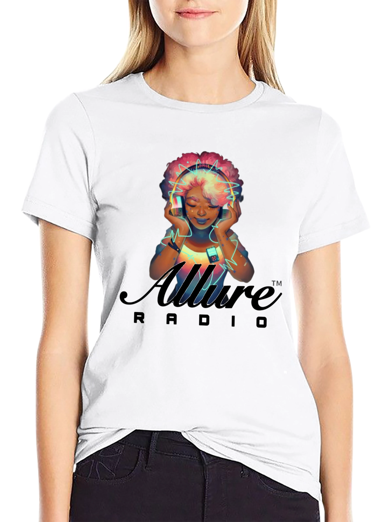 Allure Radio Graphic T-Shirt - Stylish & Unique