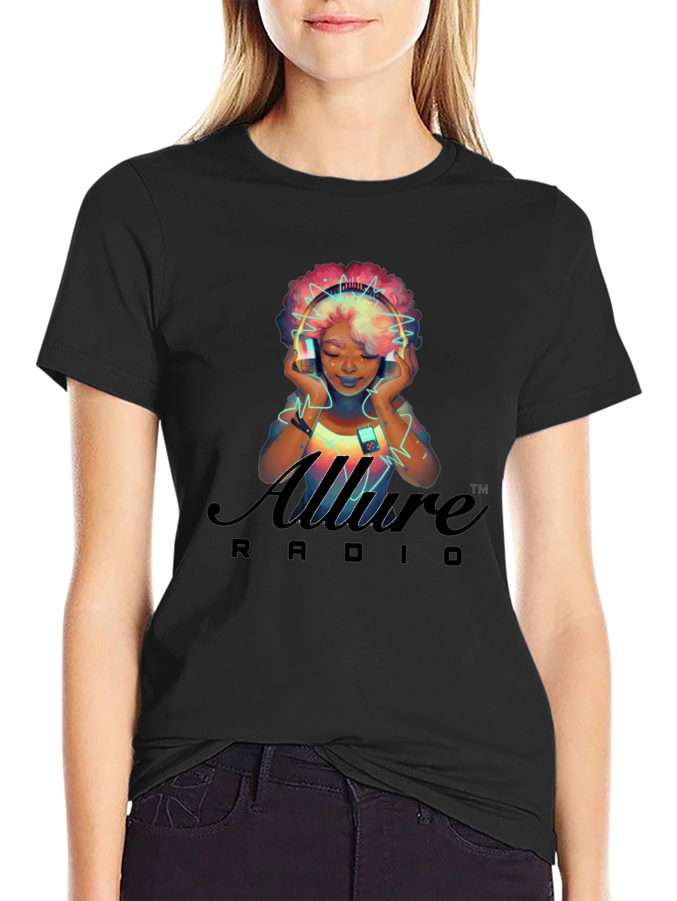 Allure Radio Graphic T-Shirt - Stylish & Unique