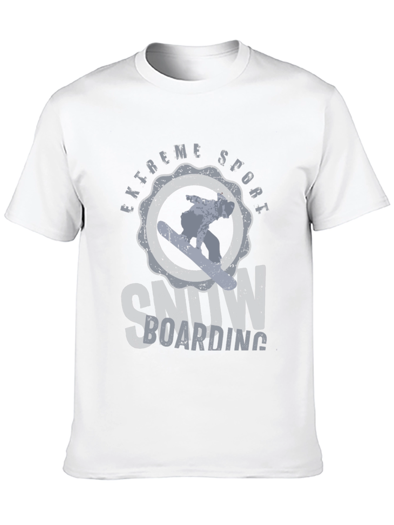 Extreme Sports Snowboarding T-Shirt - Black