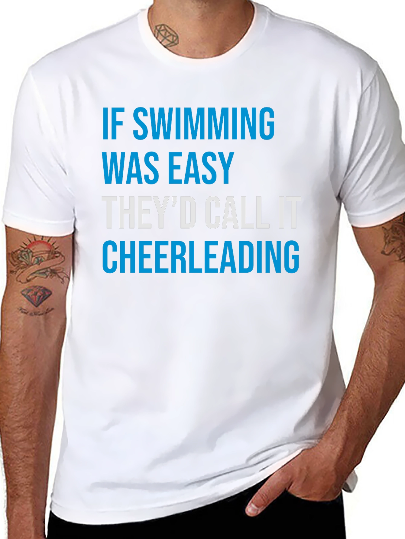 Funny Swimming T-Shirt: If Swimming Was Easy...