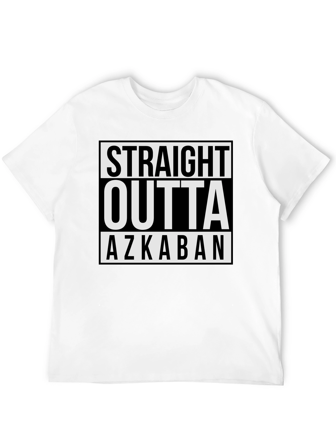 Straight Outta Azkaban Black Graphic Tee