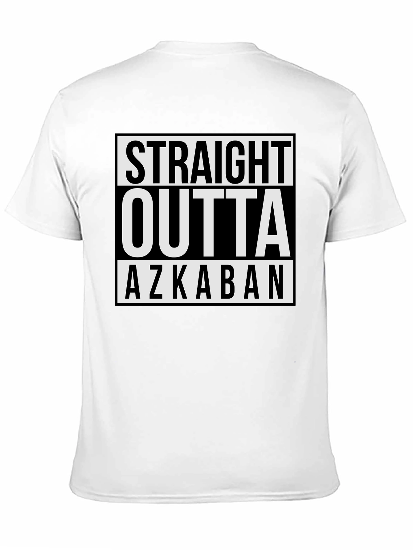 Straight Outta Azkaban Black Graphic Tee