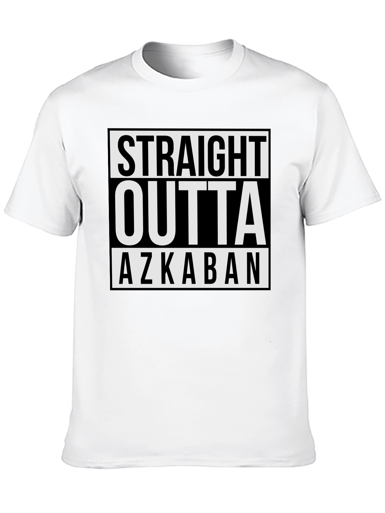 Straight Outta Azkaban Black Graphic Tee