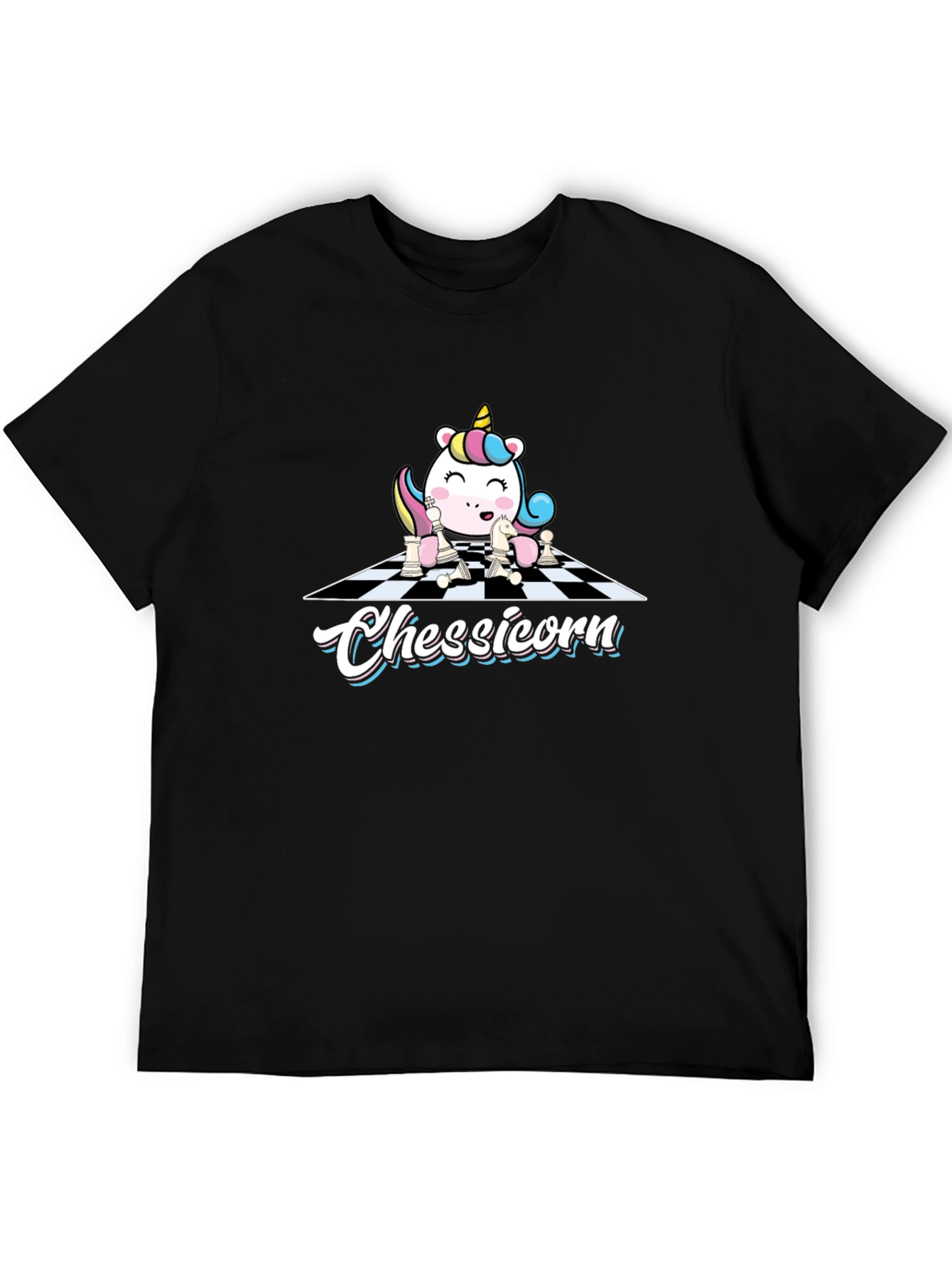 Chessicorn Black T-Shirt