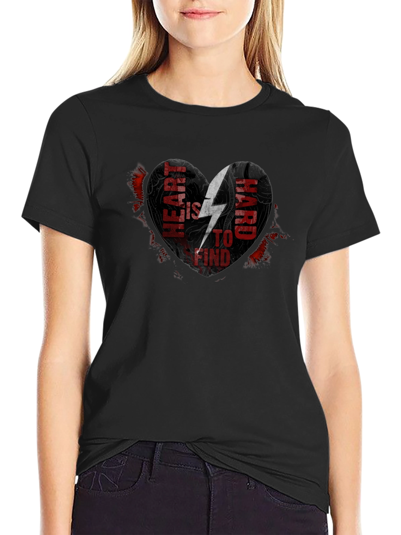 Heart is Hard to Find Graphic T-Shirt
