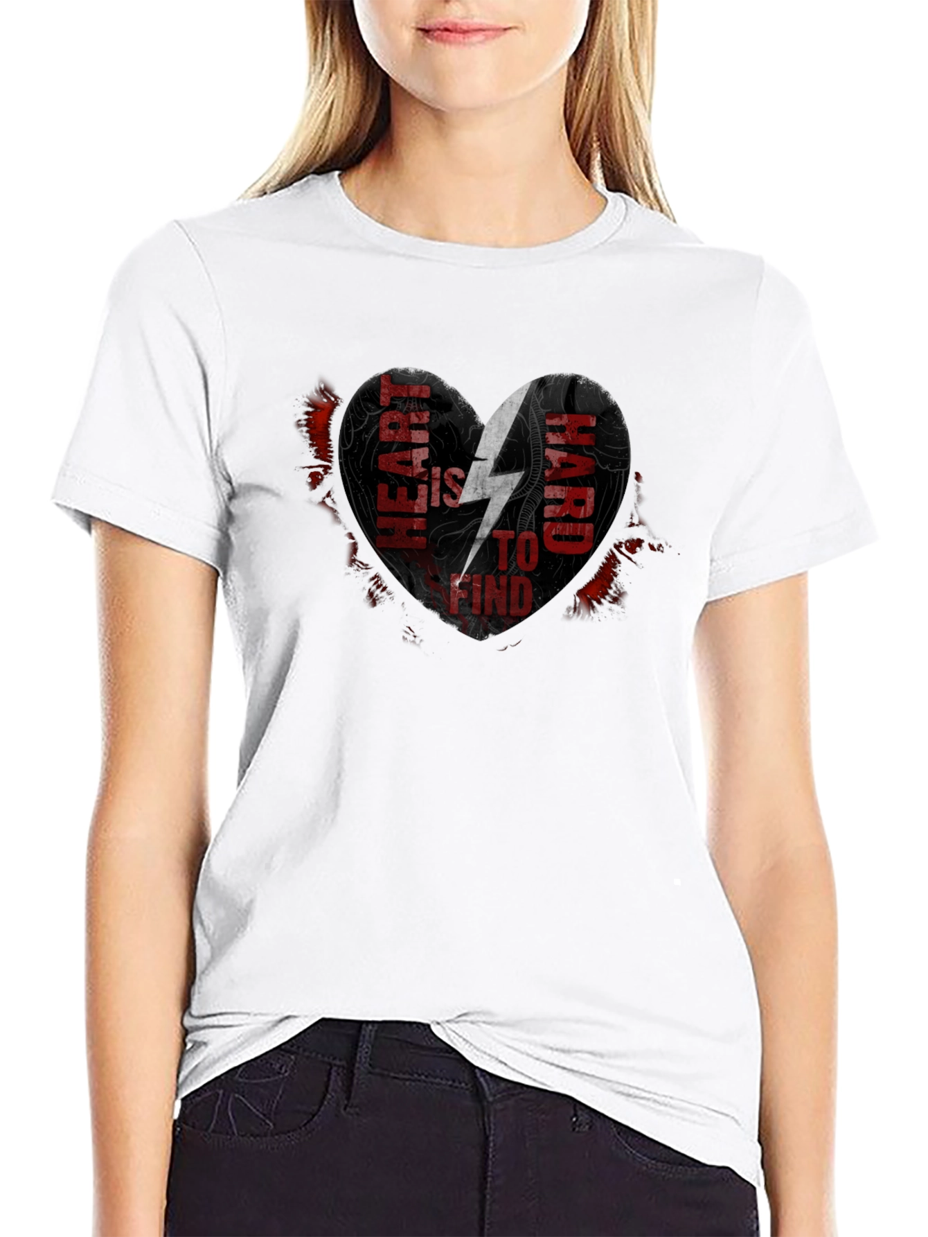 Heart is Hard to Find Graphic T-Shirt