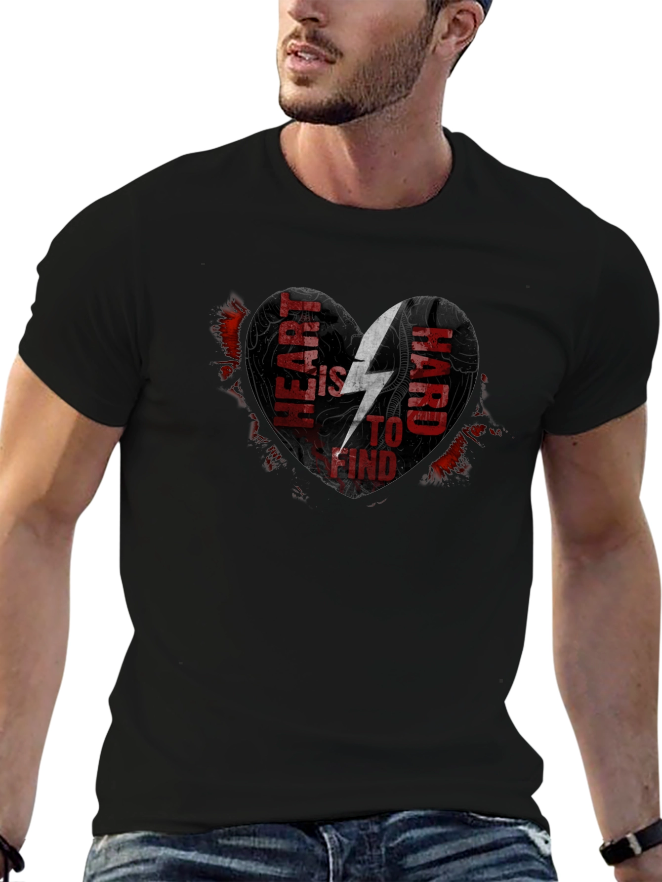 Heart is Hard to Find Graphic T-Shirt