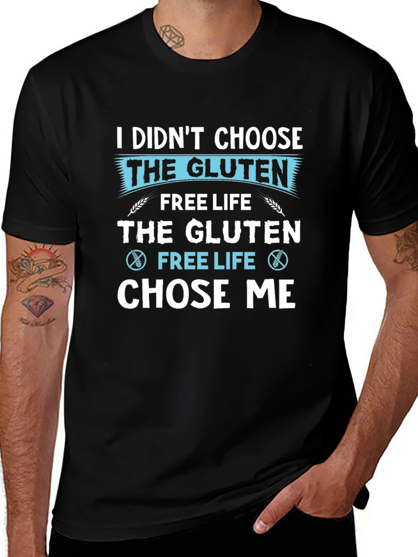 Gluten Free Life T-Shirt - Novelty Graphic Tee