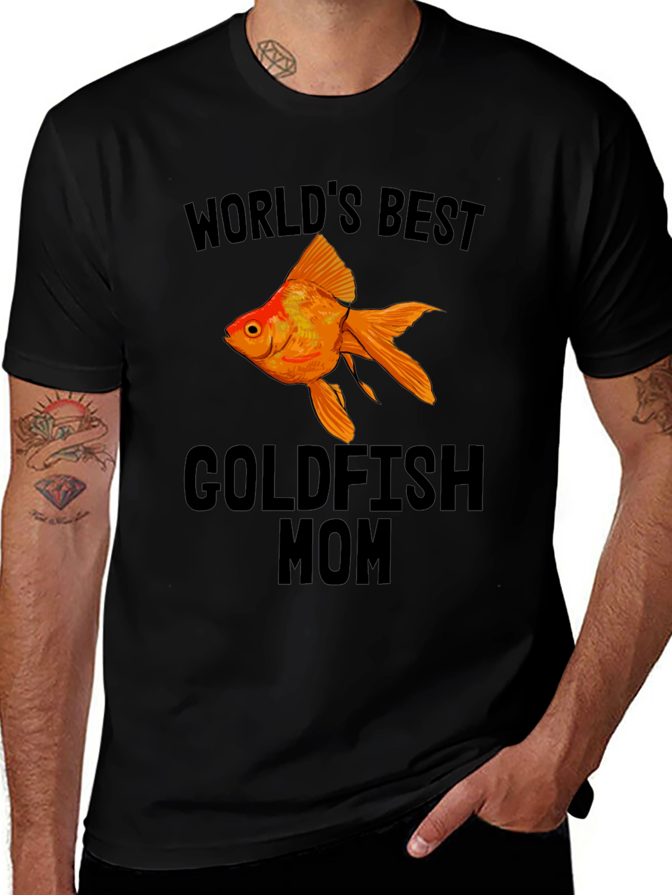 Worlds Best Goldfish Mom T-Shirt
