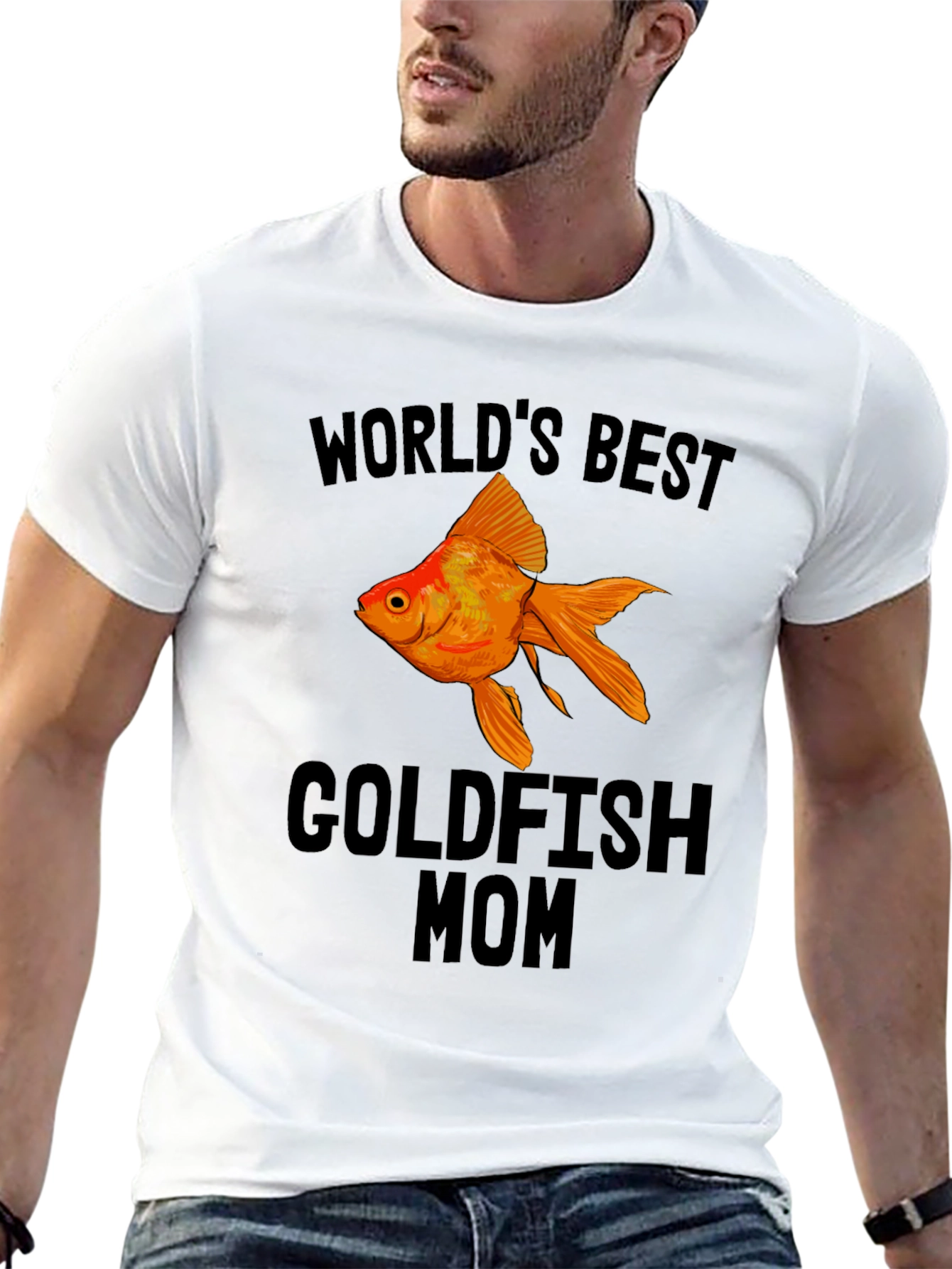 Worlds Best Goldfish Mom T-Shirt