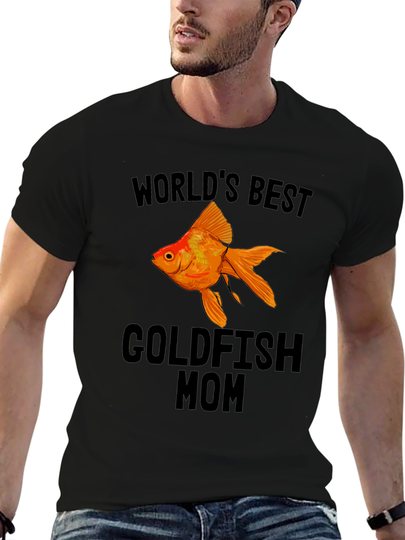 Worlds Best Goldfish Mom T-Shirt