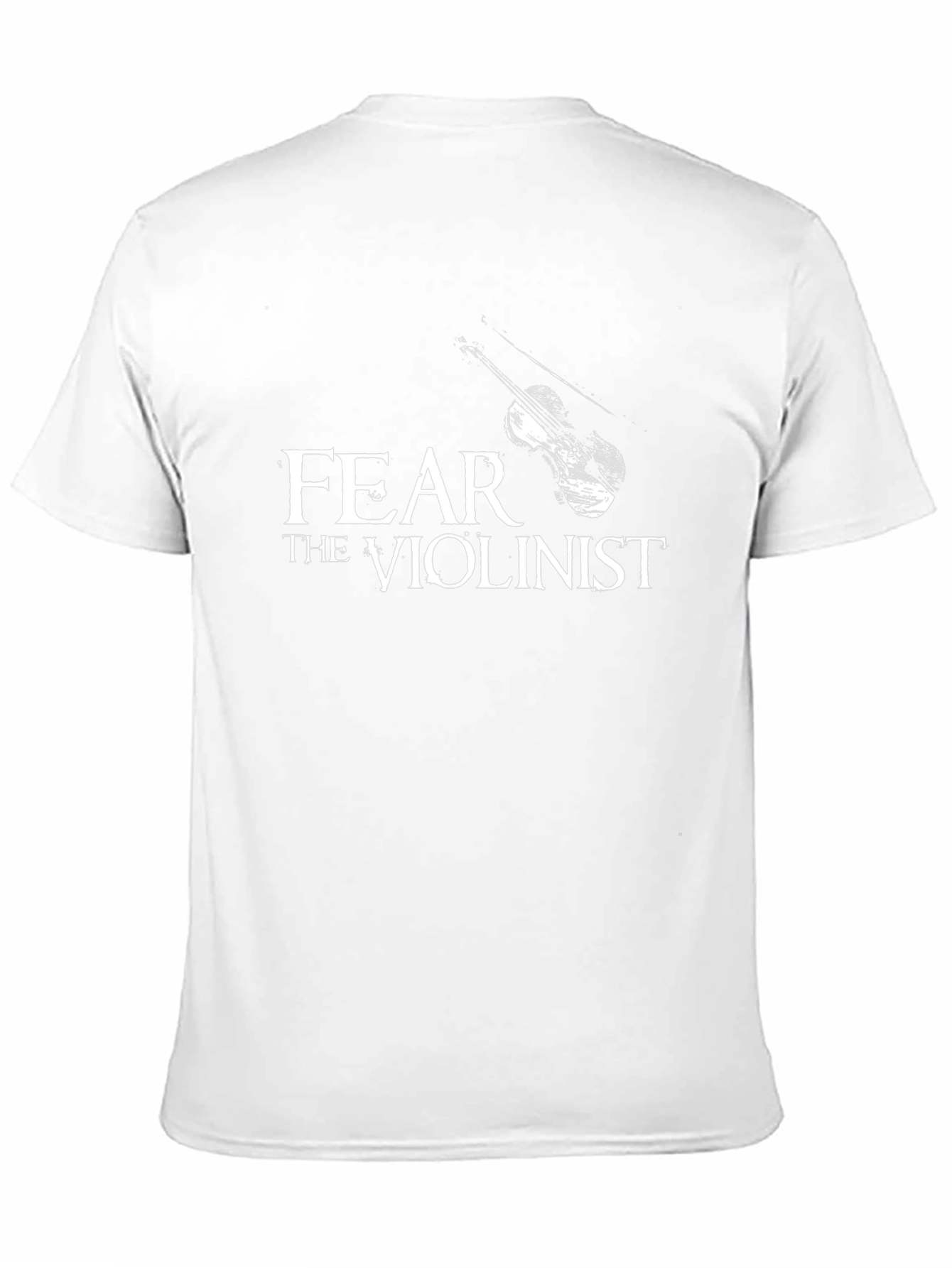Fear the Violinist Black Graphic T-Shirt