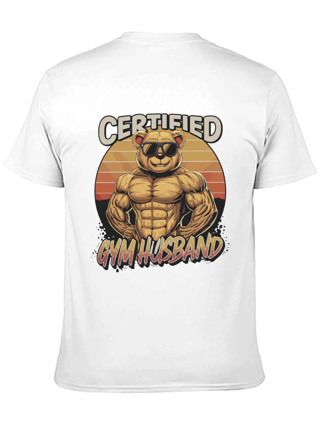 Certified Gym Husband Graphic T-Shirt
