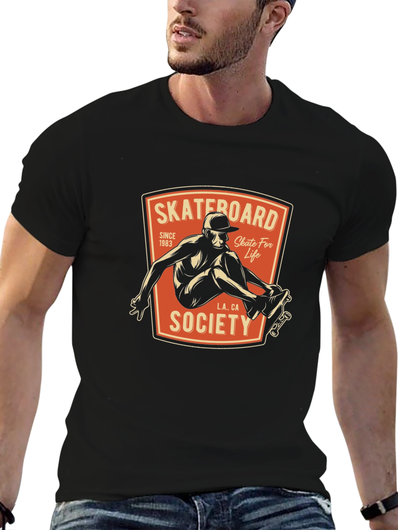 Skateboard Society Graphic Tee
